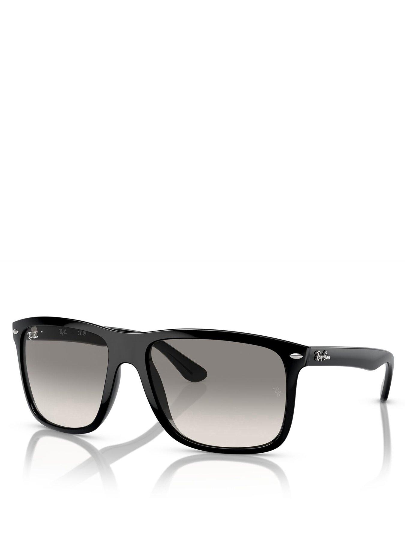 Image 1 of 3 of Ray-Ban RB4547 Rectangle Sunglasses - Black