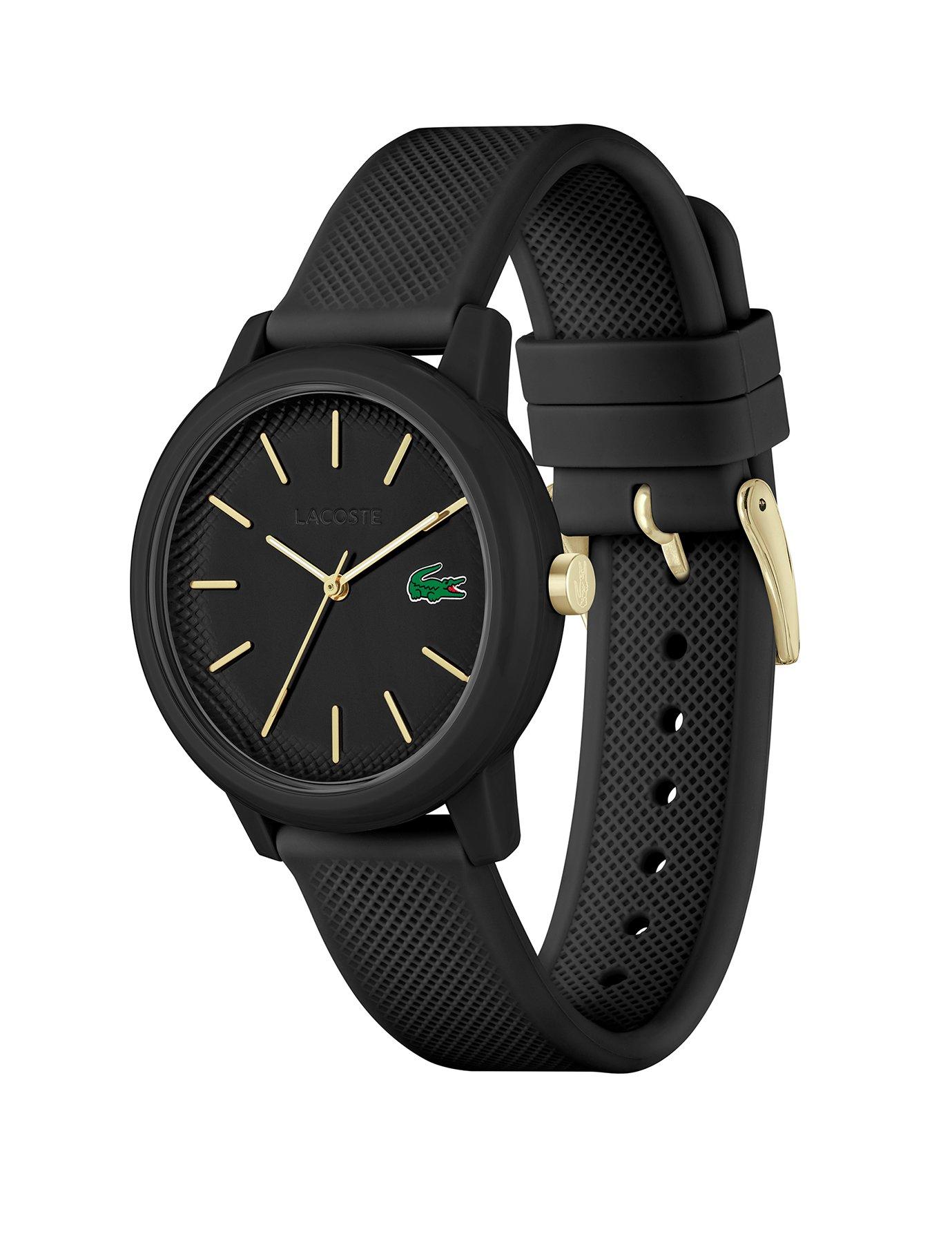 lacoste-lacoste-womens-36mm-1212-black-dial-watch-on-a-black-silicone-strapstillFront