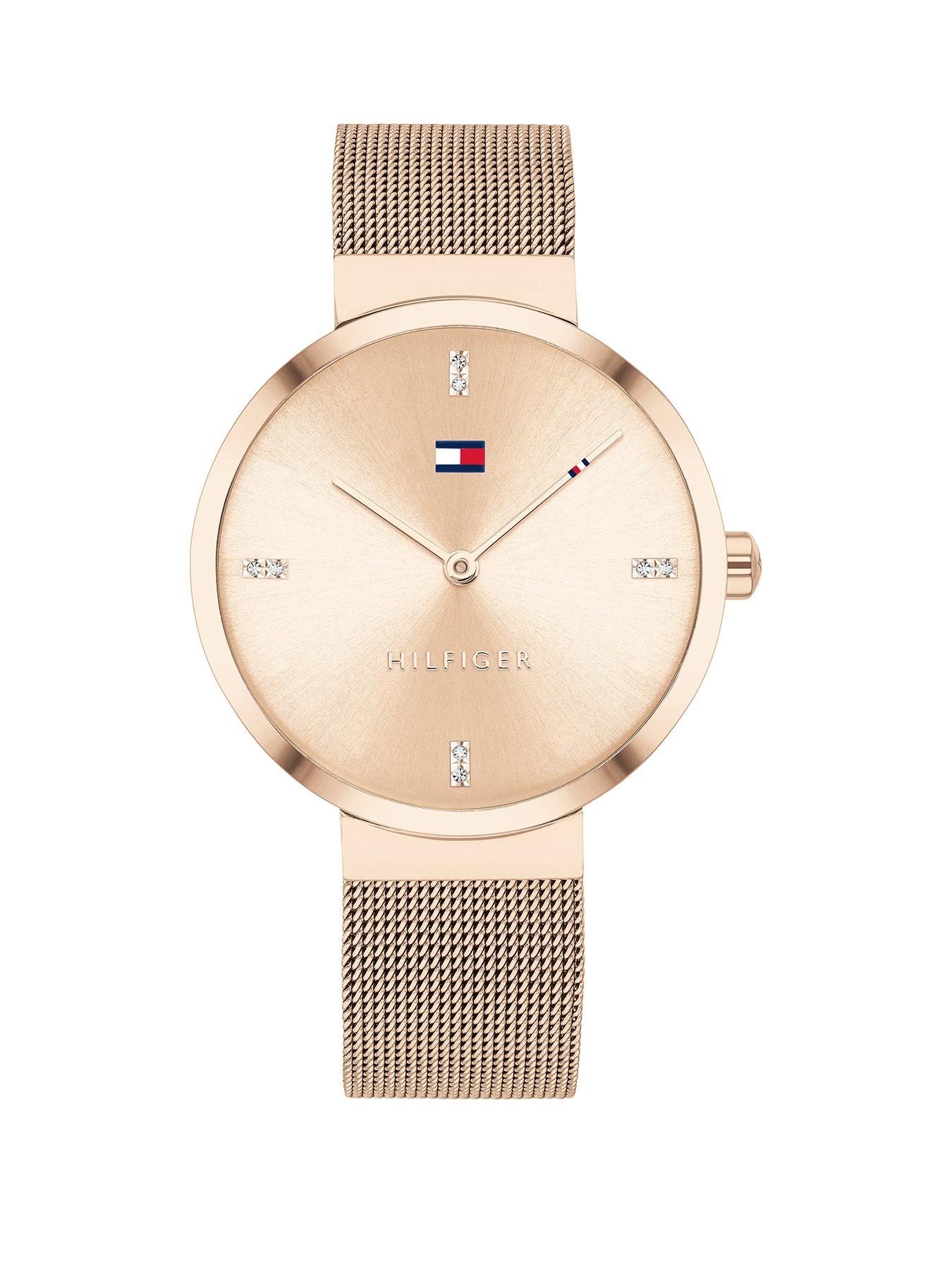 tommy-hilfiger-tommy-hilfiger-rose-gold-ip-womens-mesh-bracelet-watch