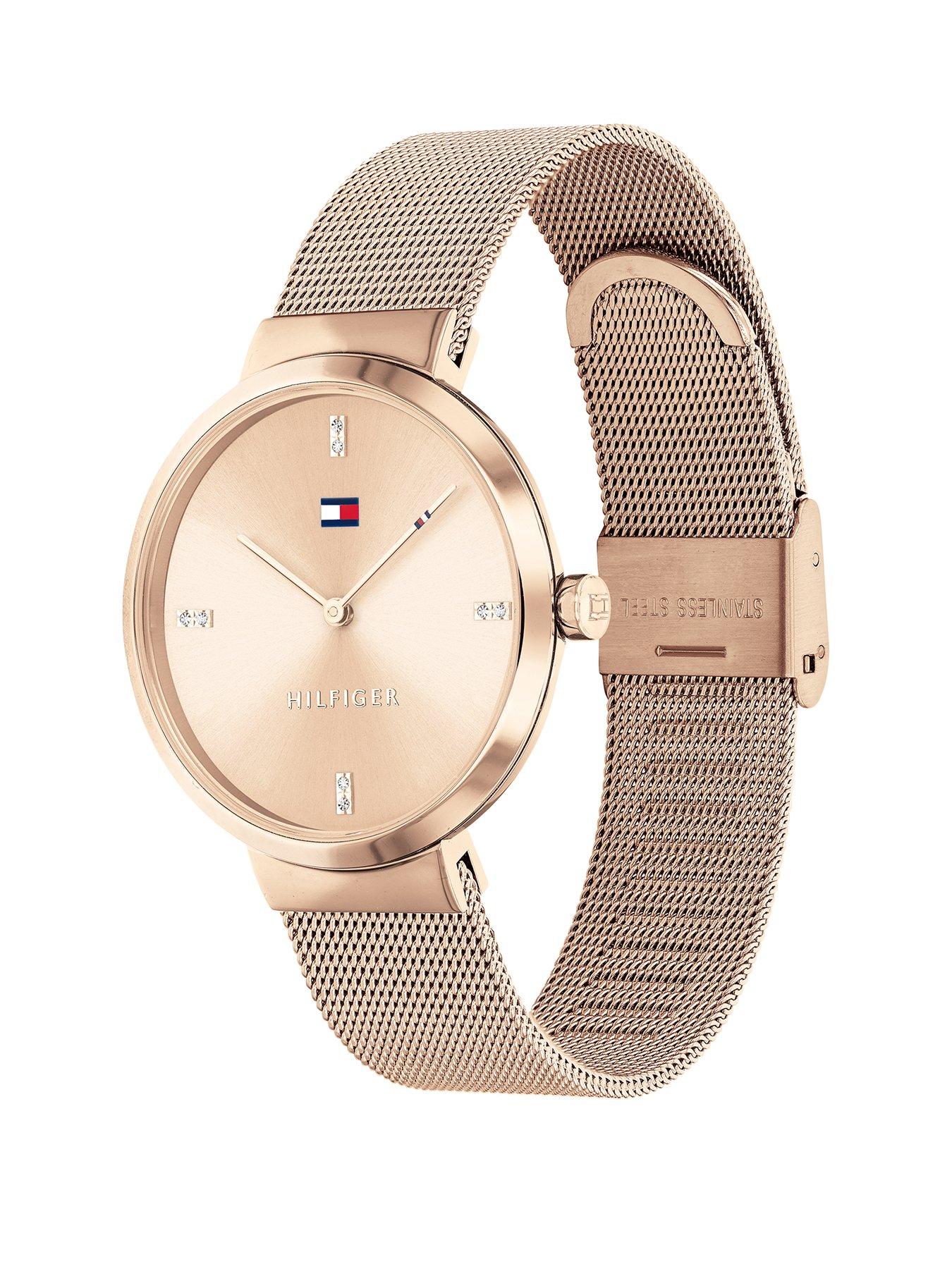 tommy-hilfiger-tommy-hilfiger-rose-gold-ip-womens-mesh-bracelet-watchstillFront