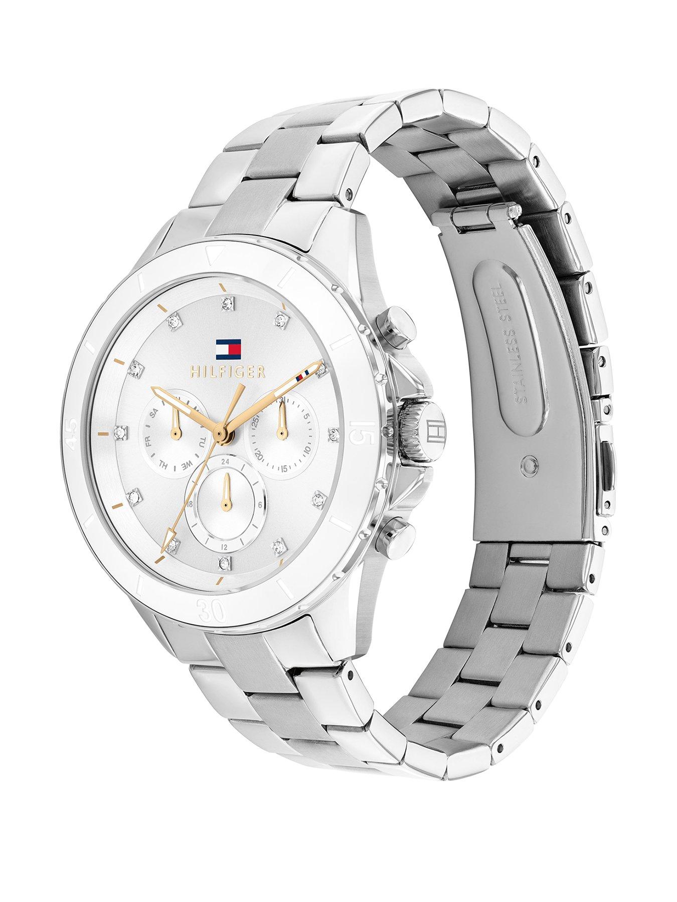 tommy-hilfiger-tommy-hilfiger-womens-stainless-steel-watch-with-a-white-ceramic-bezelstillFront