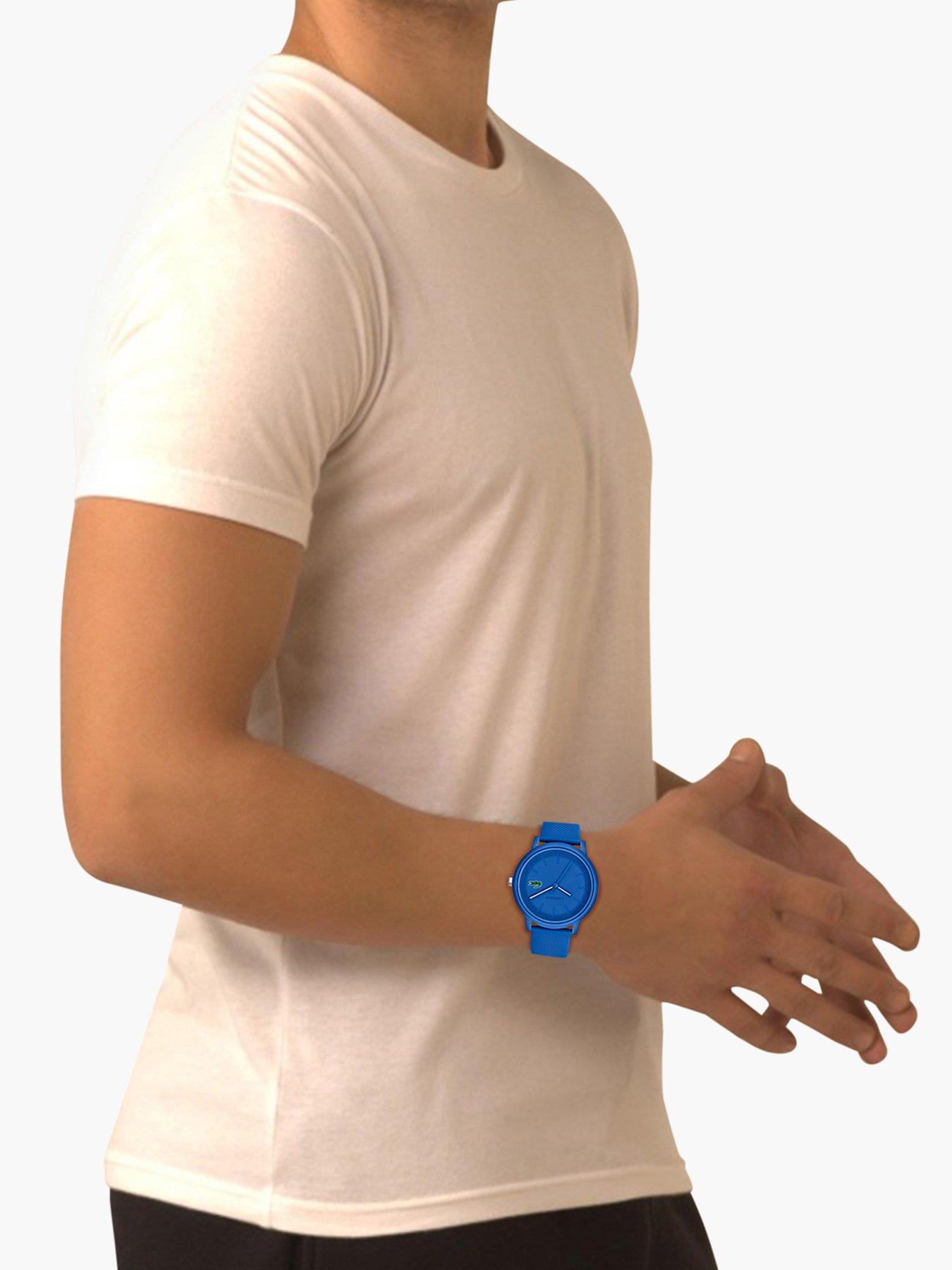 lacoste-lacoste-mens-42mm-blue-dial-watch-on-a-blue-silicone-strapoutfit