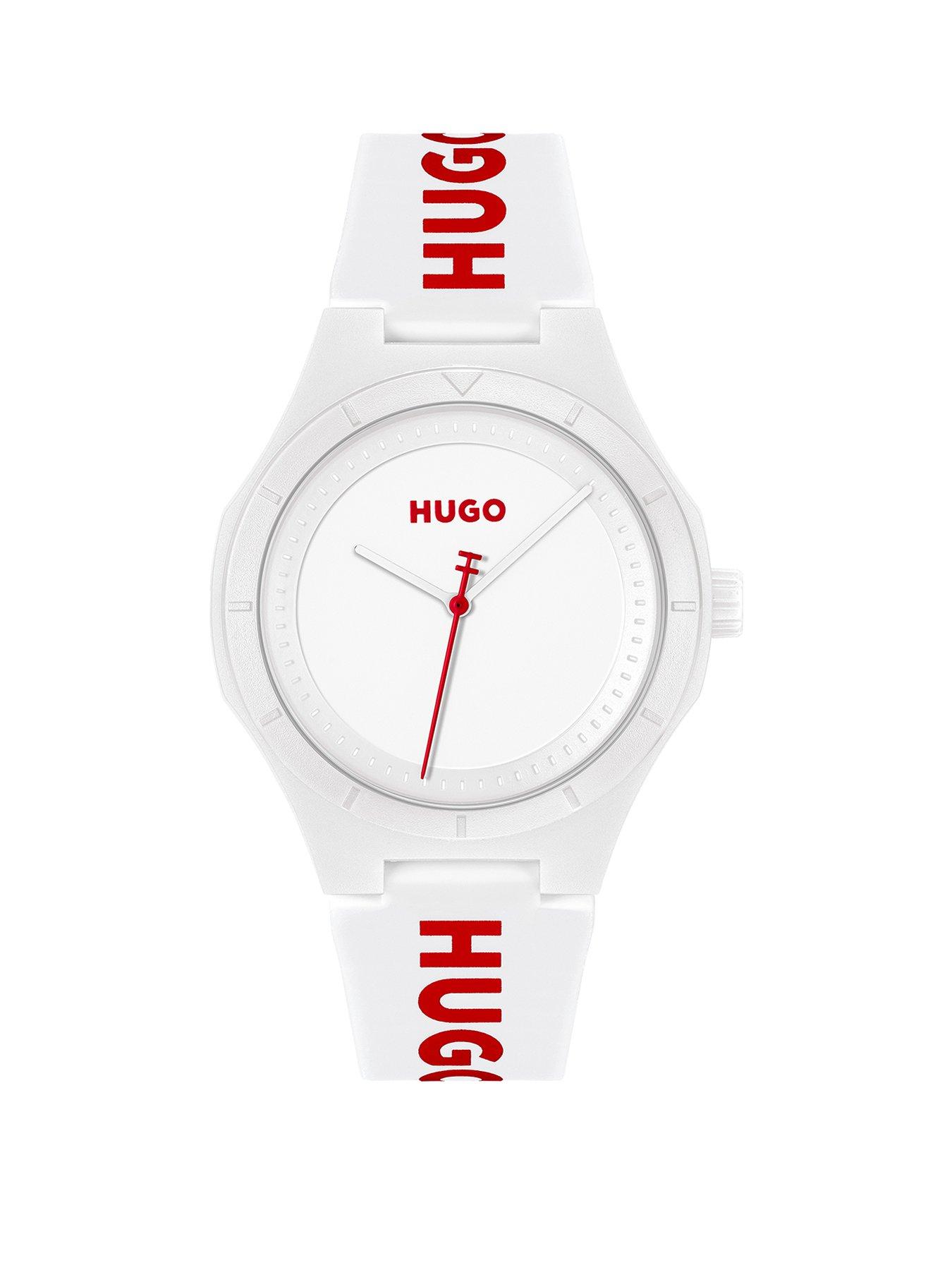 hugo-gents-litforhim-white-silicone-watch