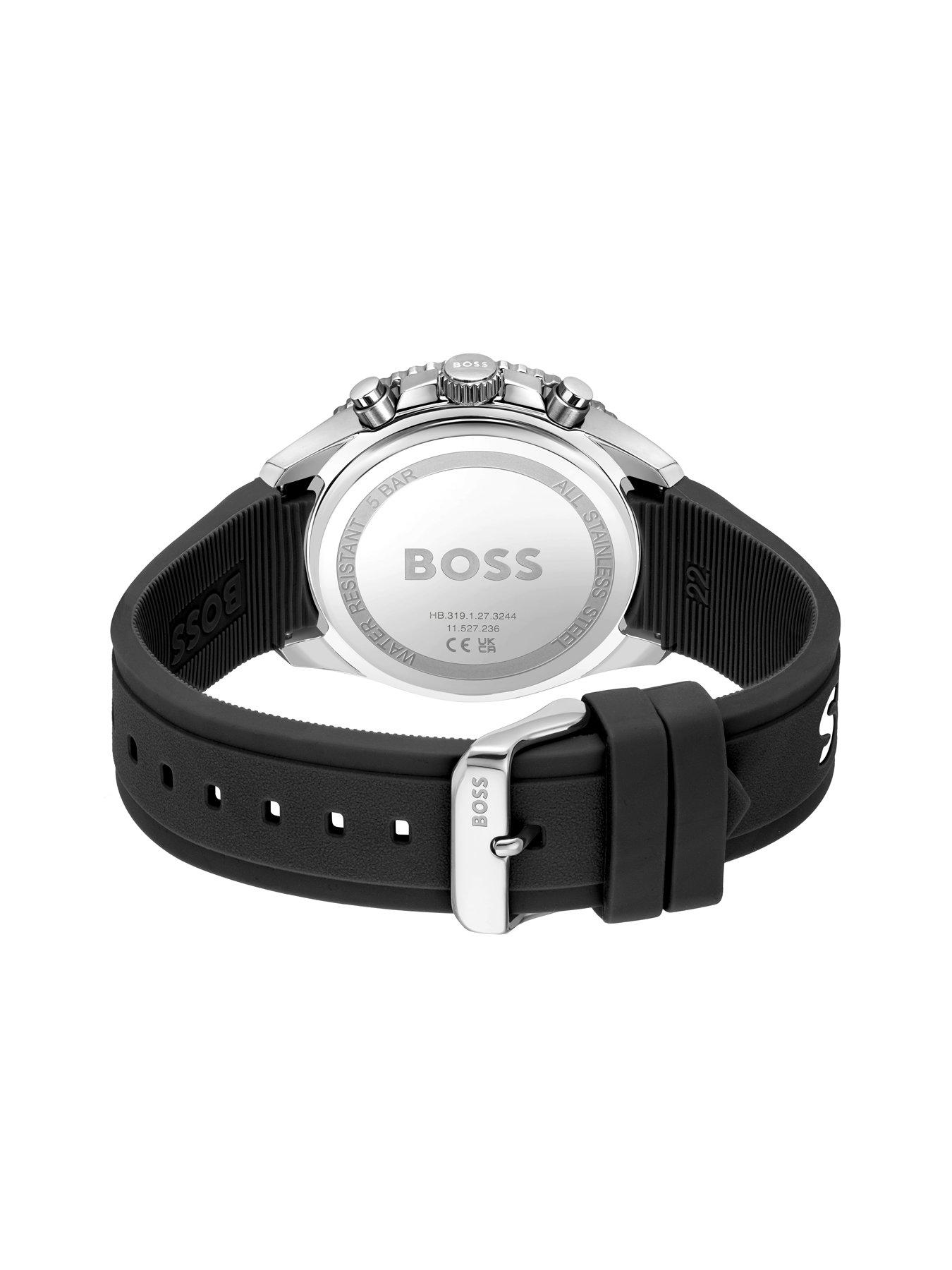 boss-gents-runner-chronograph-black-silicone-strap-watchback