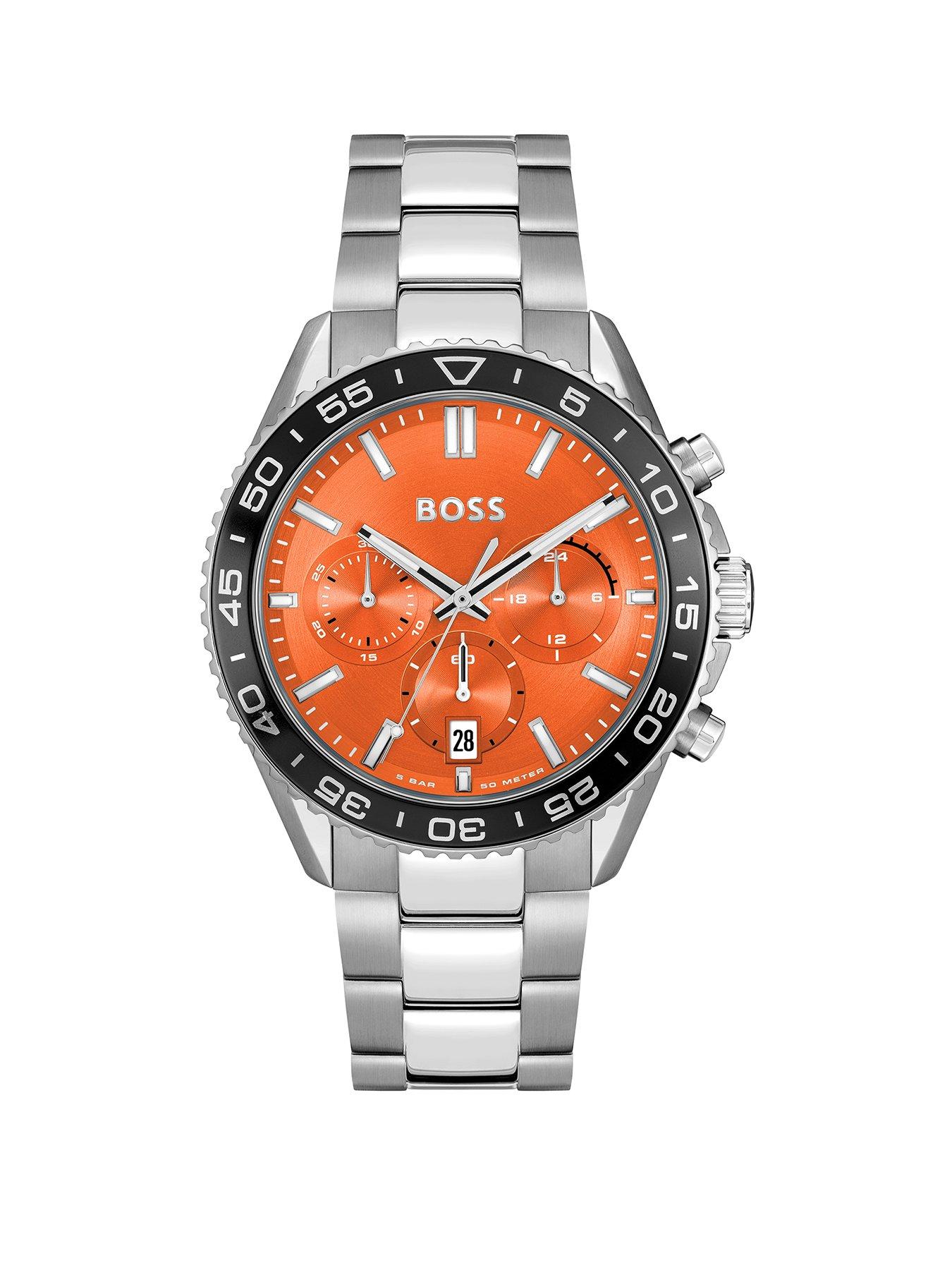 boss-gents-runner-chronograph-stainless-steel-bracelet-watch