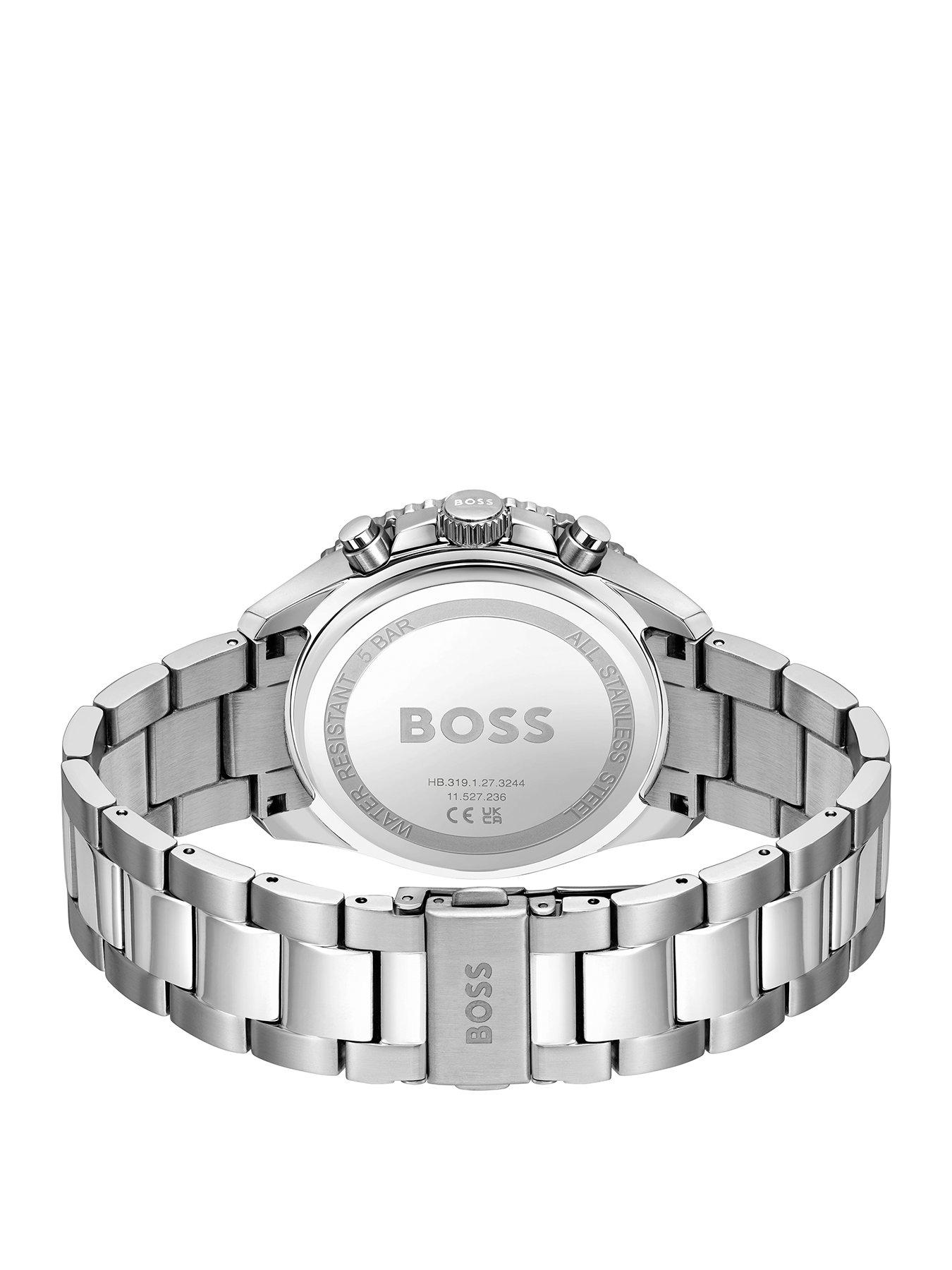 boss-gents-runner-chronograph-stainless-steel-bracelet-watchstillFront