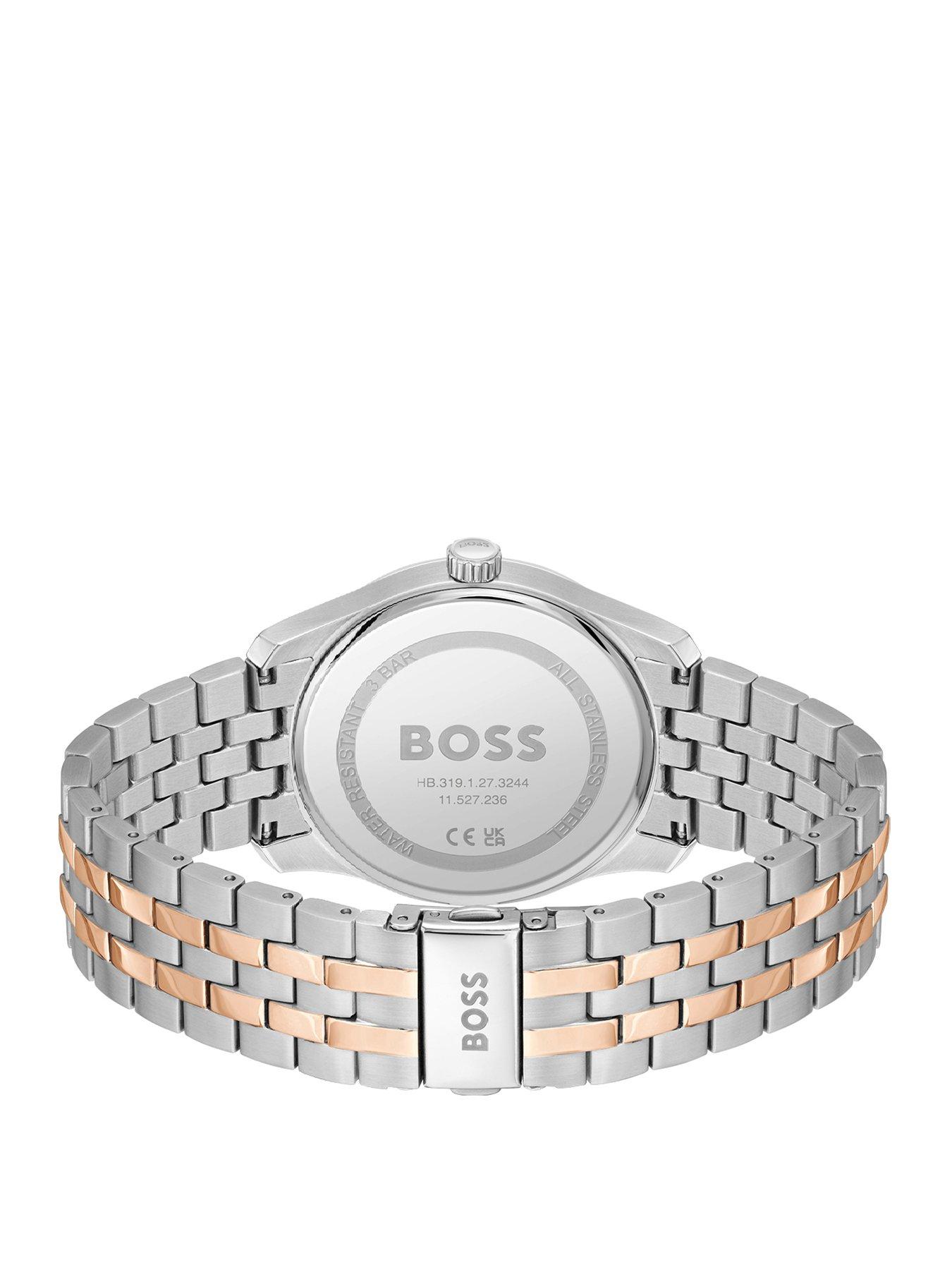 boss-gents-principle-bi-colour-bracelet-watchstillFront