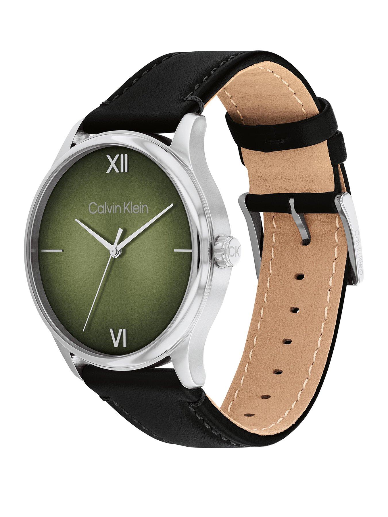 calvin-klein-mens-calvin-klein-black-leather-watchstillFront