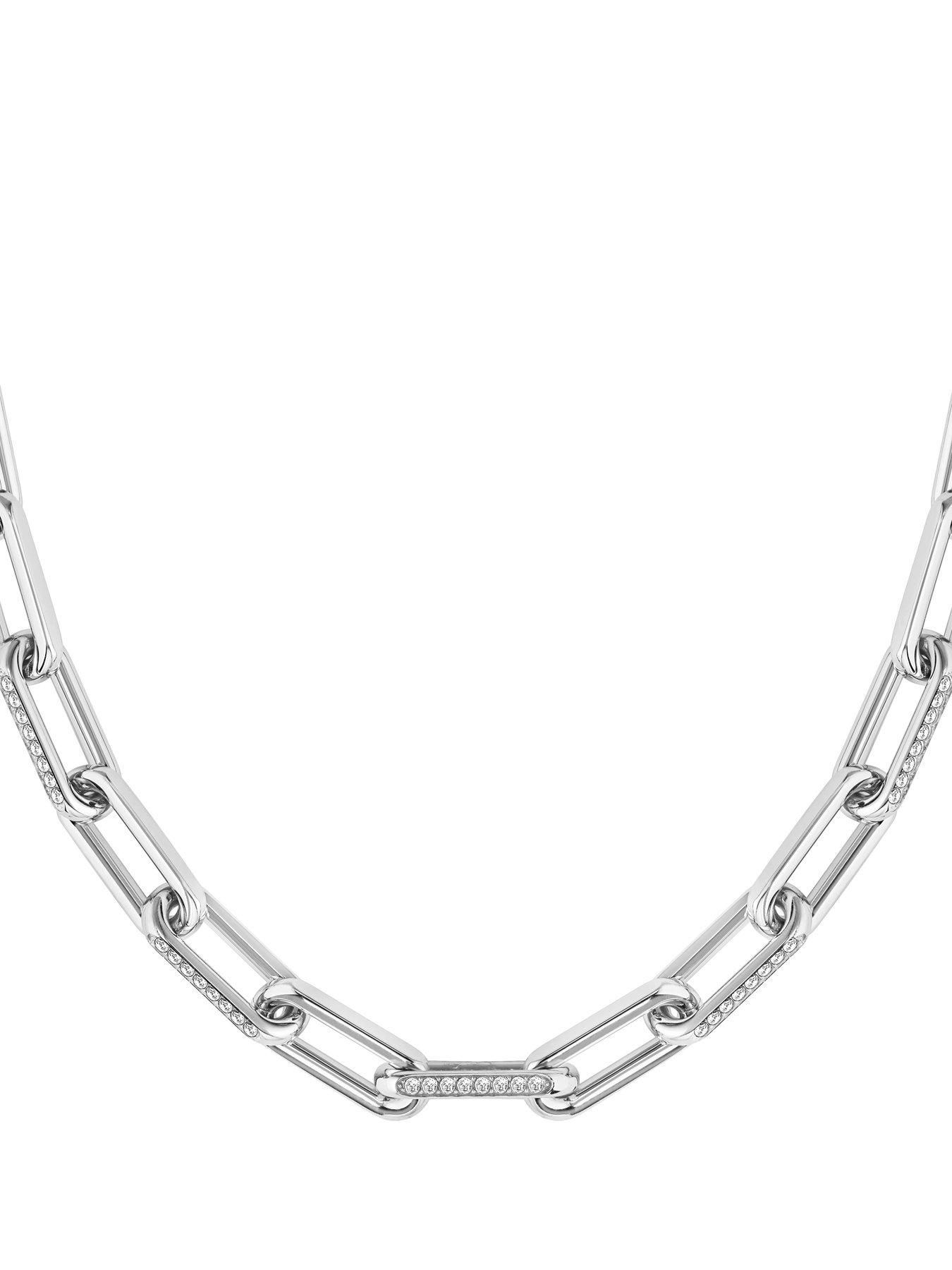 boss-ladies-halia-stainless-steel-crystal-linked-necklacestillFront