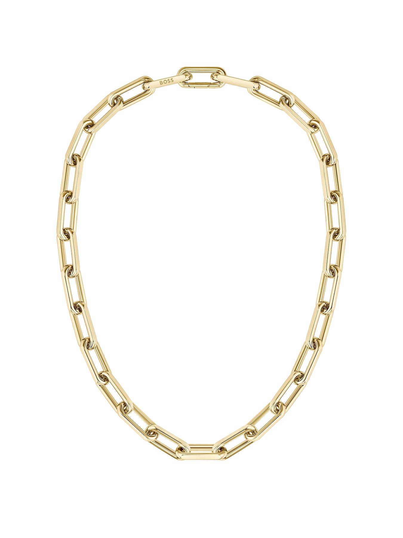 boss-ladies-halia-light-gold-linked-necklace