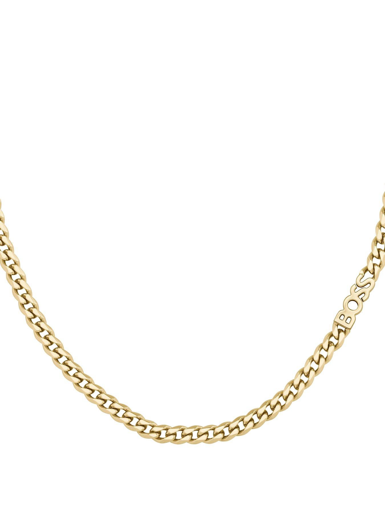 boss-ladies-kassy-light-gold-ip-necklacestillFront