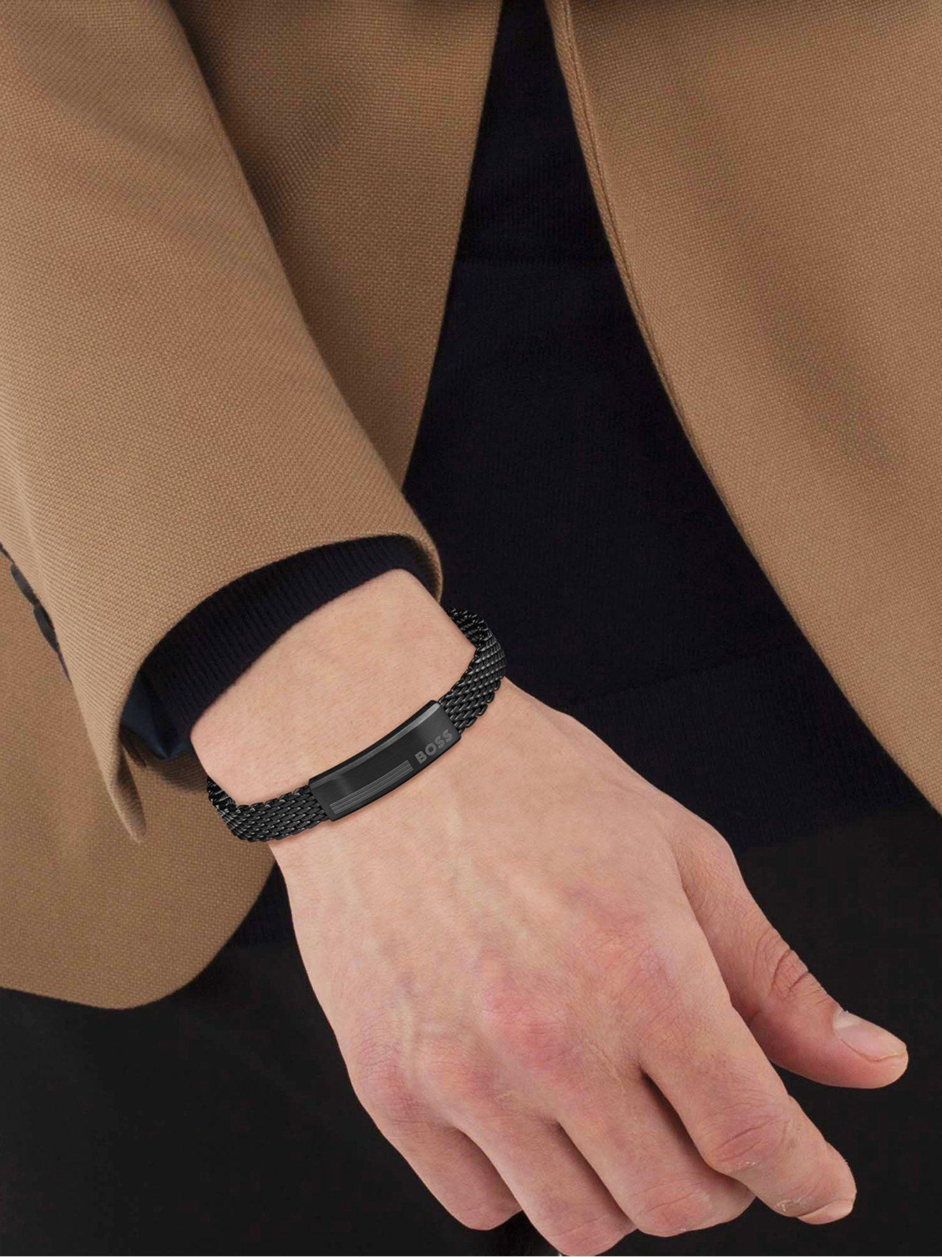 boss-gents-alen-black-ip-mesh-braceletback