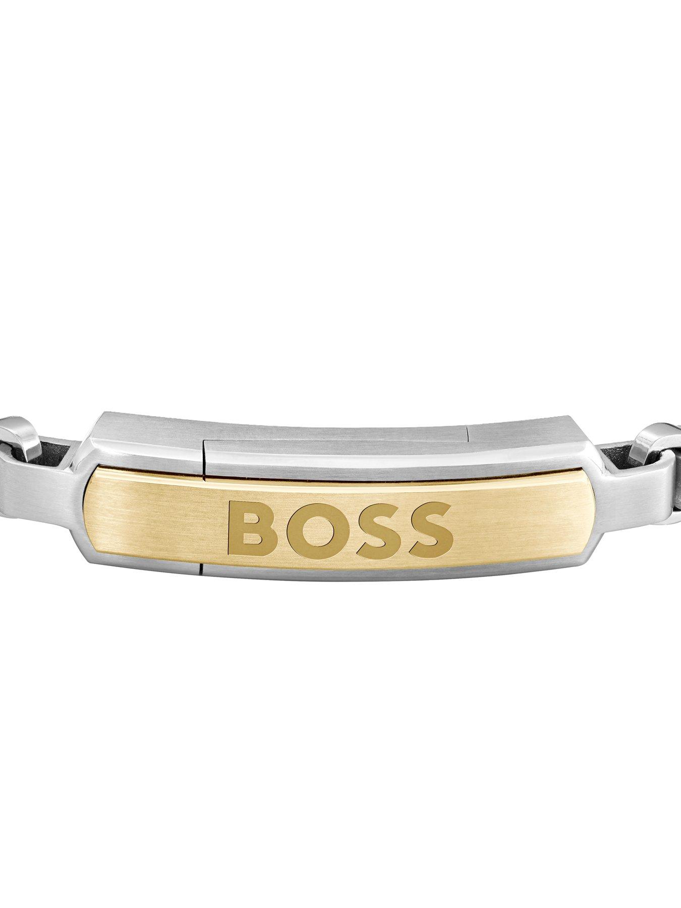 boss-gents-devon-box-chain-stainless-steel-braceletstillFront