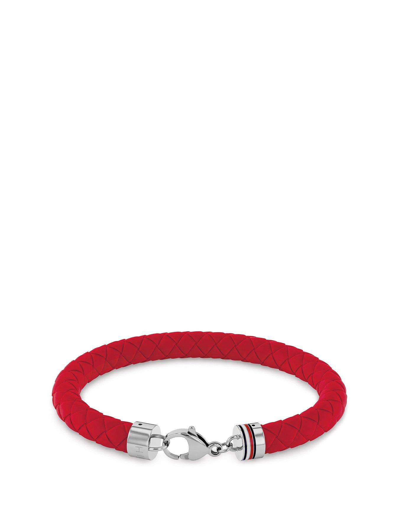 tommy-hilfiger-tommy-hilfiger-mens-red-silicone-bracelet