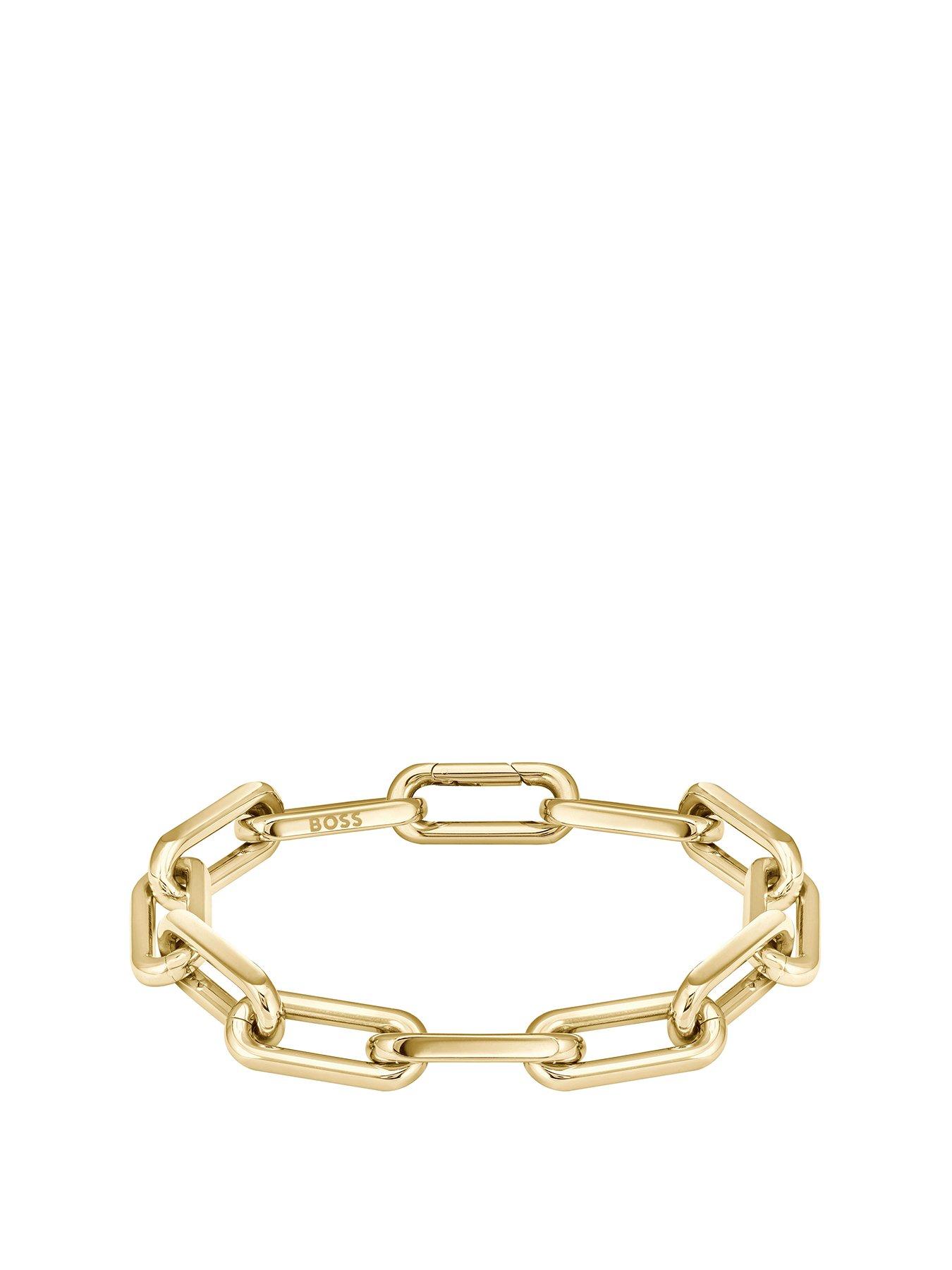 boss-ladies-halia-light-yellow-gold-linked-bracelet