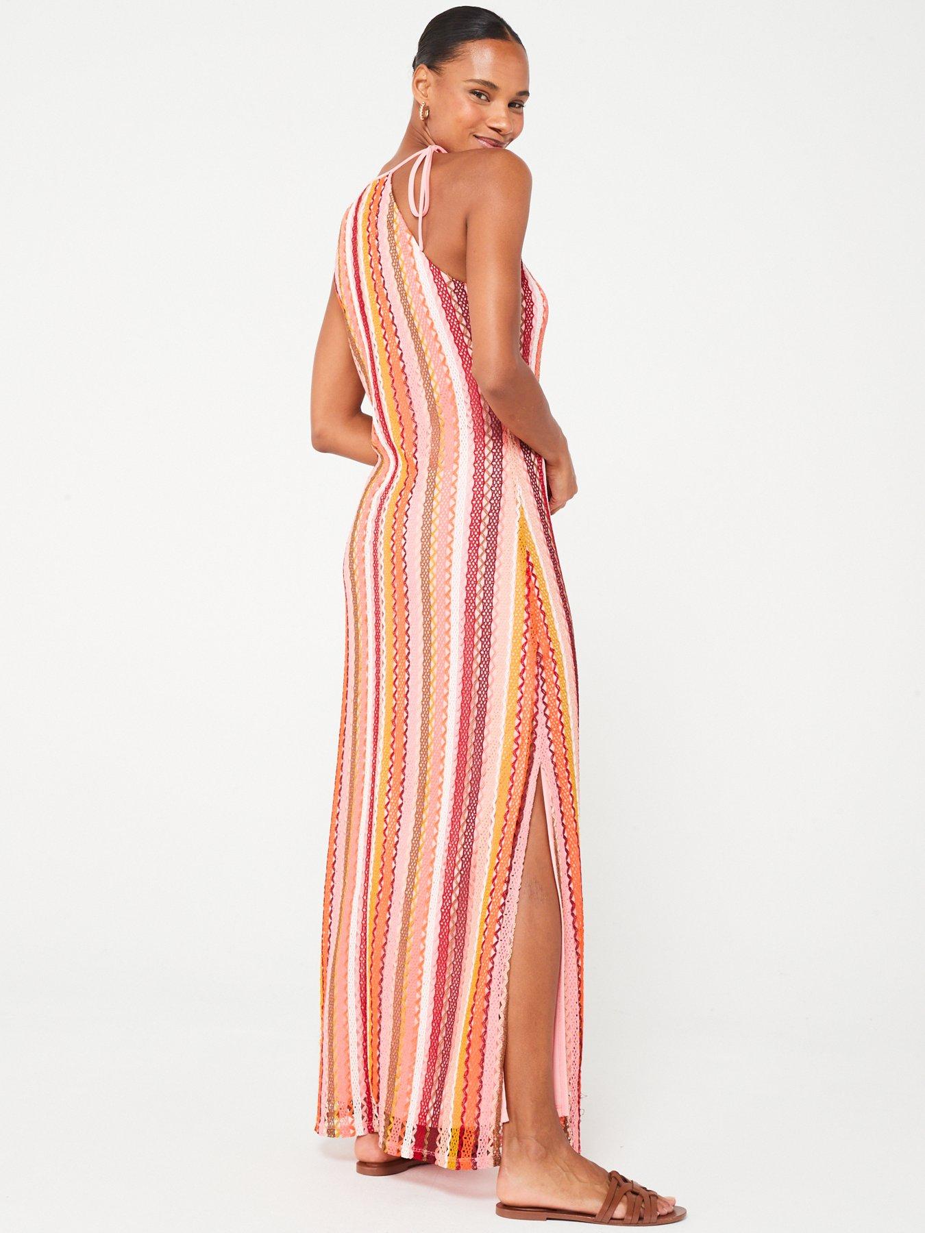 something-new-halter-stripe-maxi-dress-orangestillFront