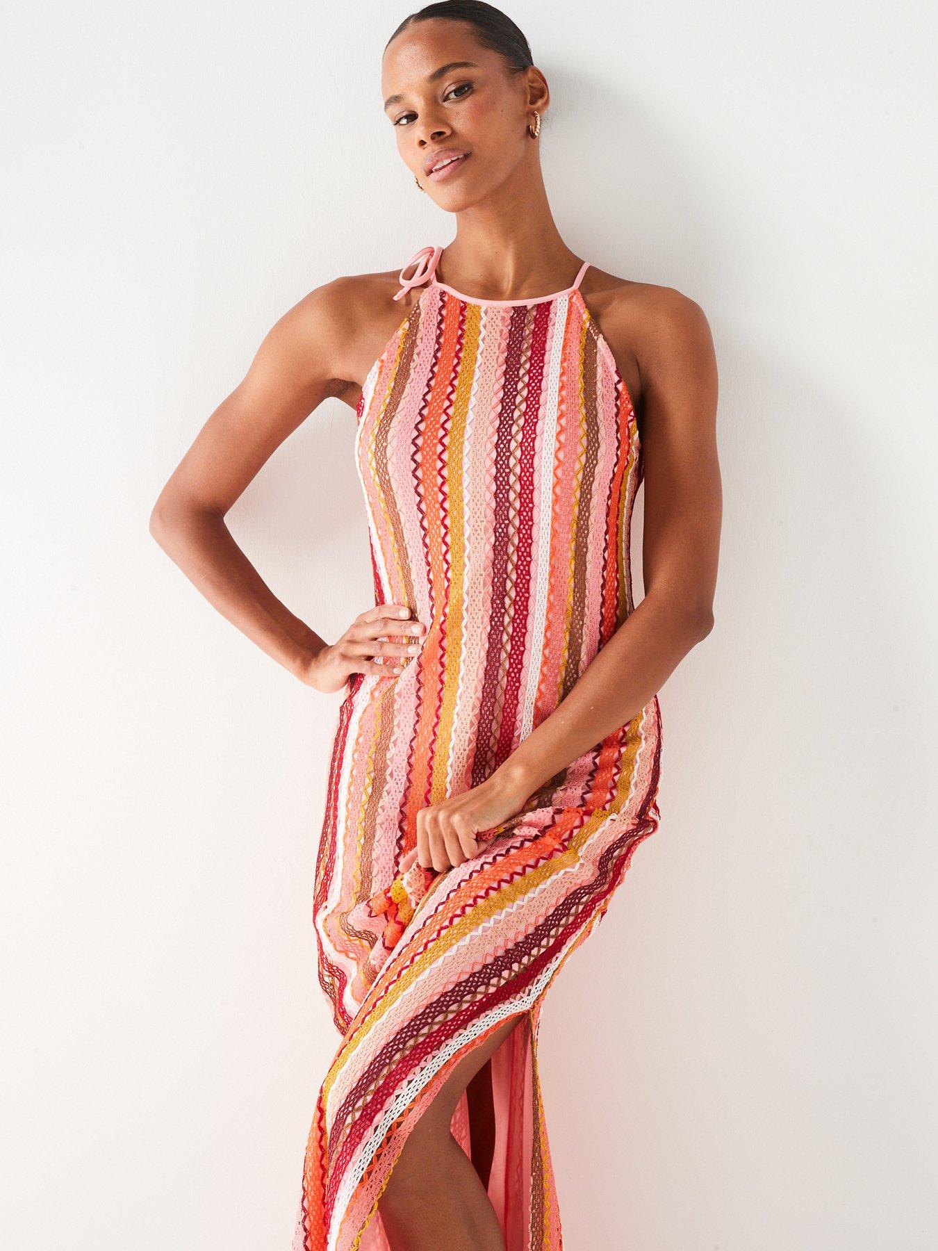 something-new-halter-stripe-maxi-dress-orangedetail