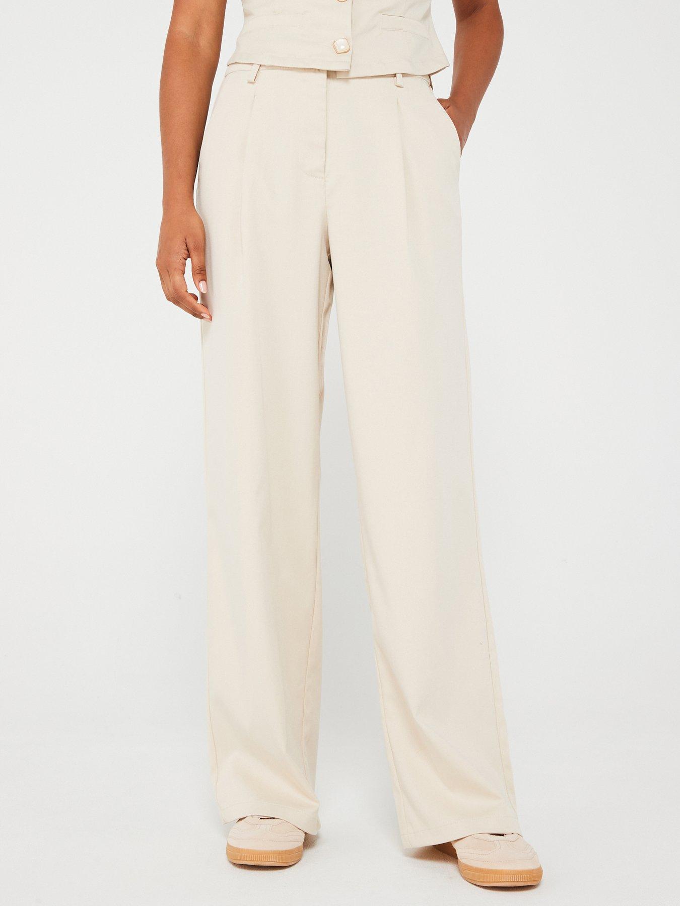 something-new-straight-leg-trouser-cream