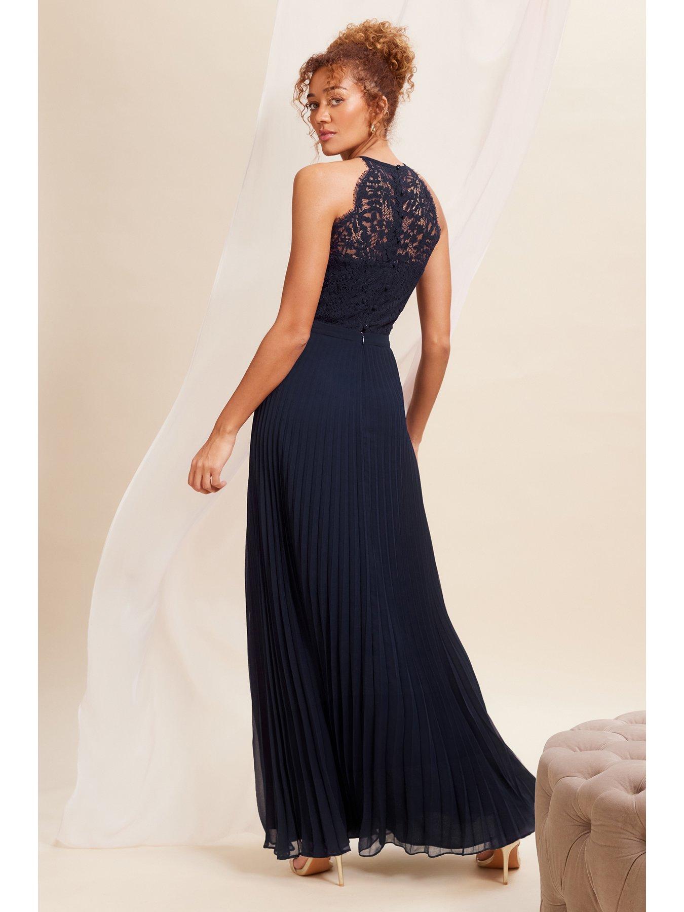 love-roses-navy-back-detail-halter-lace-pleated-maxi-dress-navystillFront