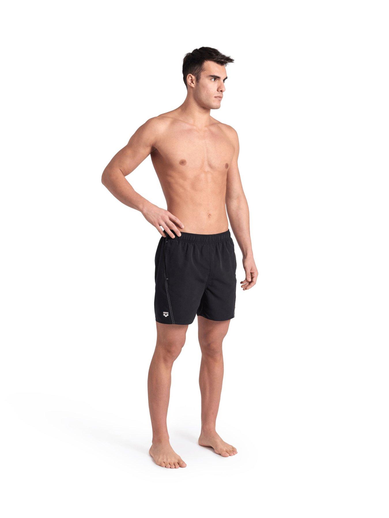 arena-mens-fundamentals-logo-swimshort-blackwhiteback