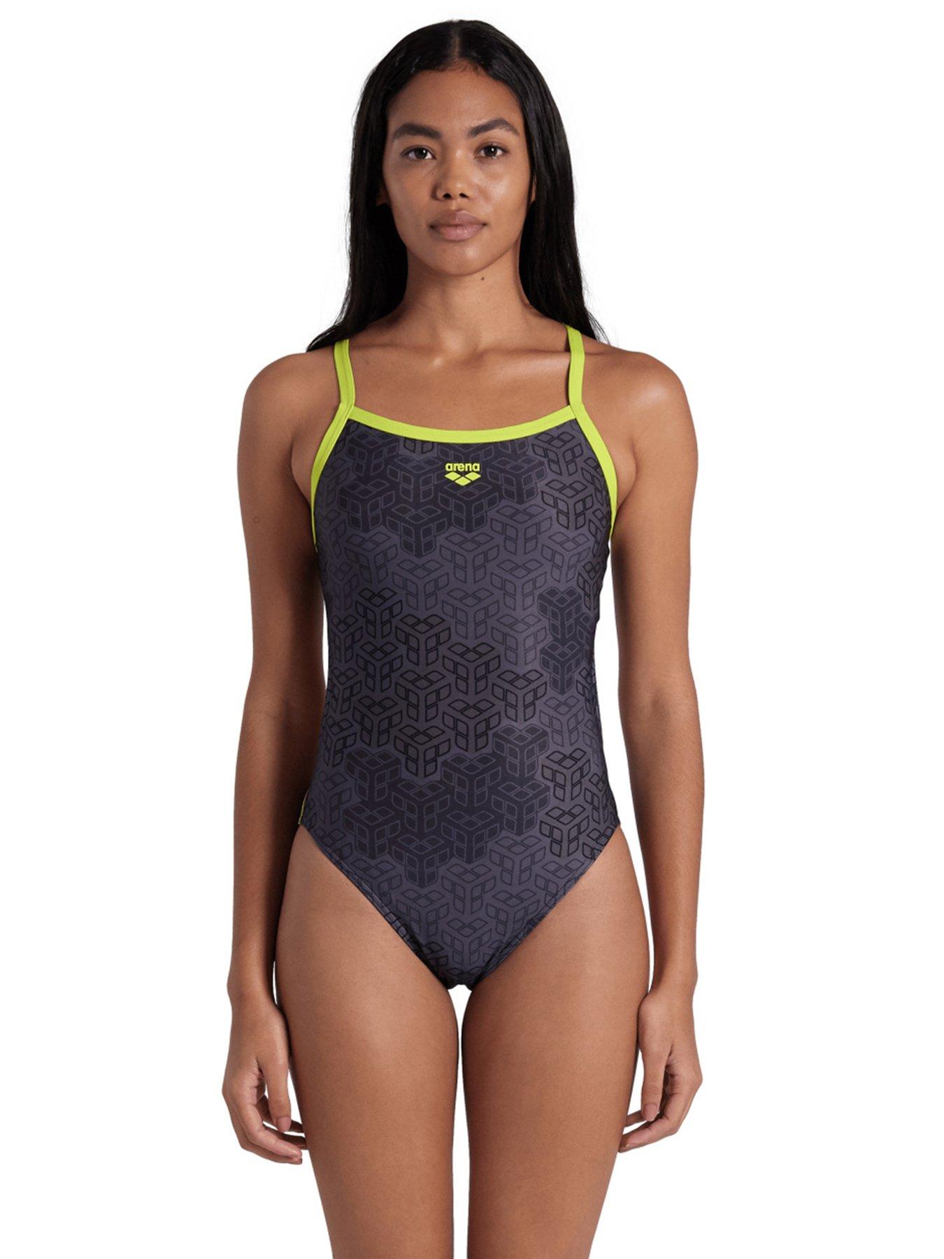 arena-womens-camo-kikko-challenge-back-swimsuit-greenblackfront