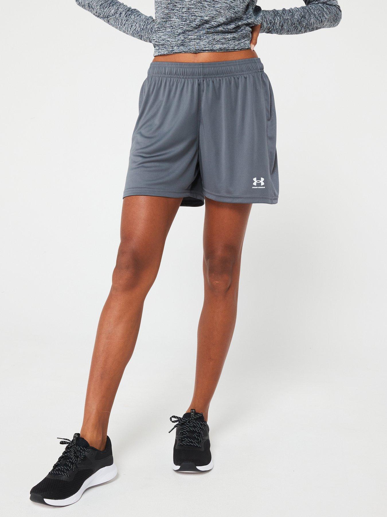 UNDER ARMOUR Womens Challenger Knit Short -grey