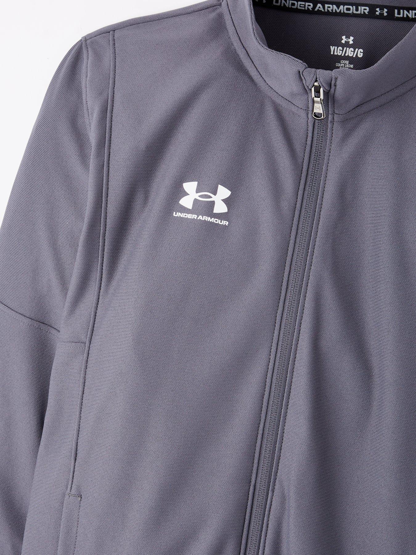 Image 3 of 4 of UNDER ARMOUR Boys Challenger Tracksuit&nbsp;- Grey