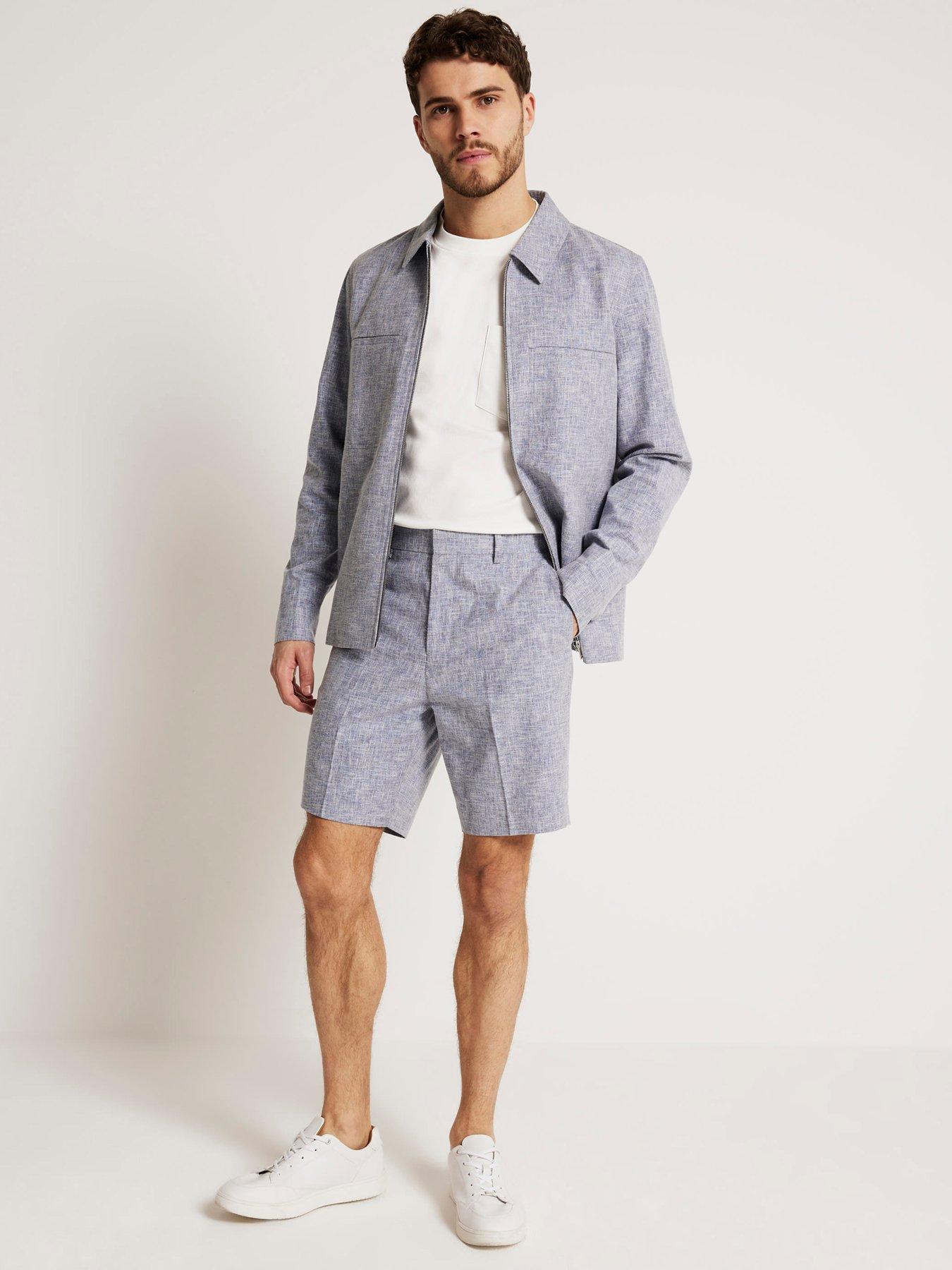 river-island-texture-shorts-blueback