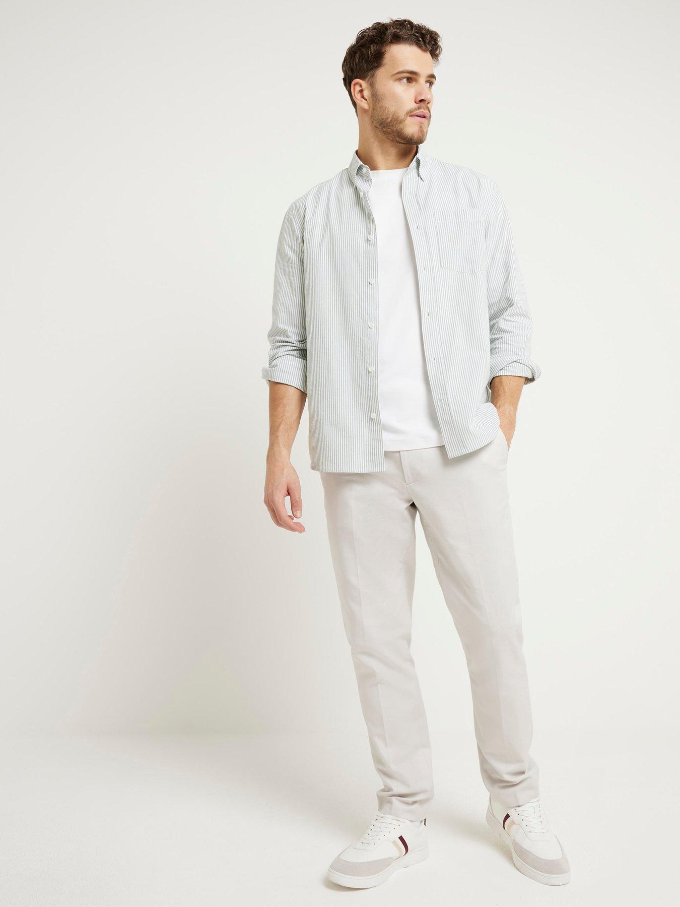 river-island-core-slim-chinos-extended-waistband-light-beigeoutfit