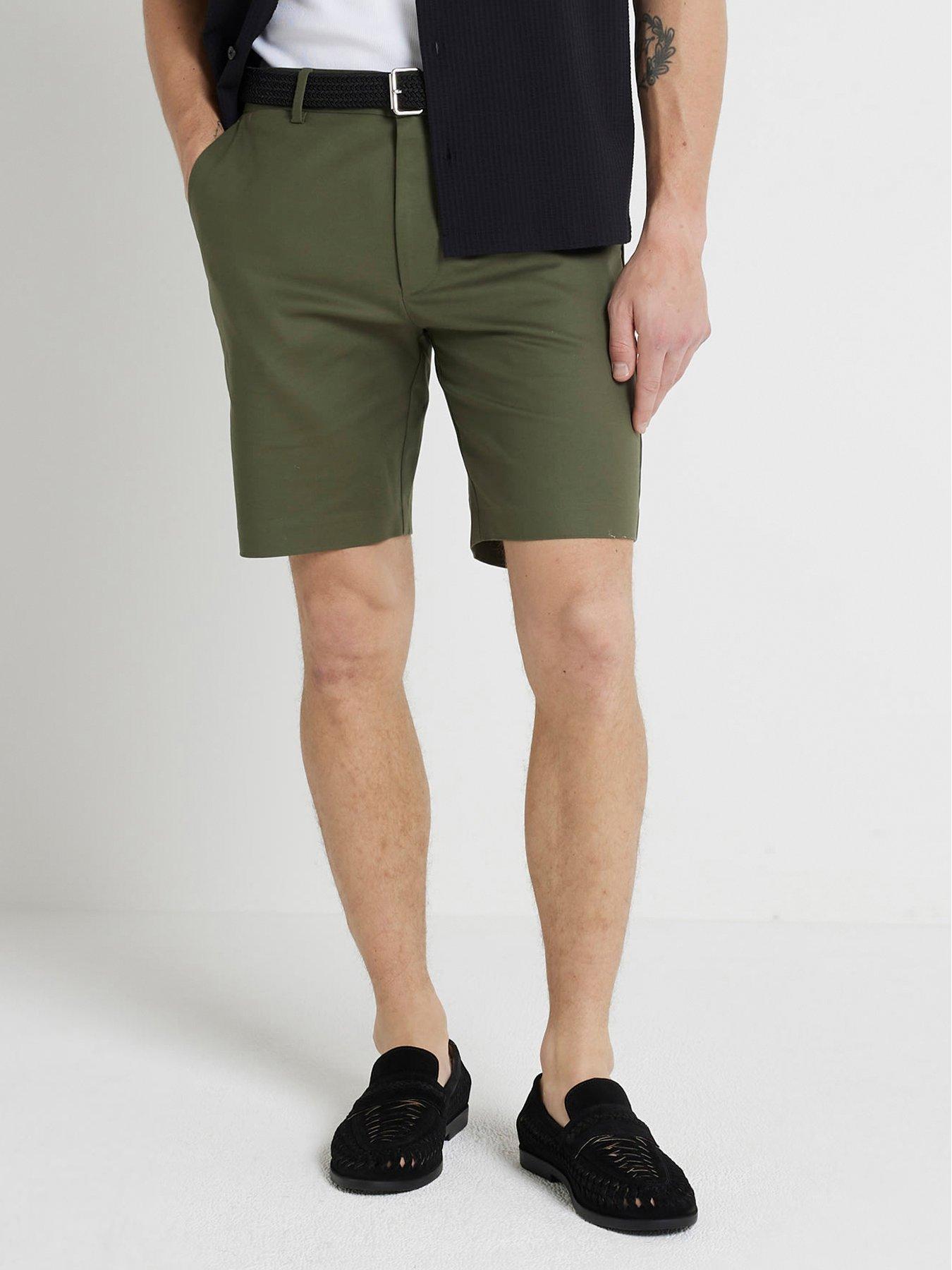 Chino shorts river island on sale