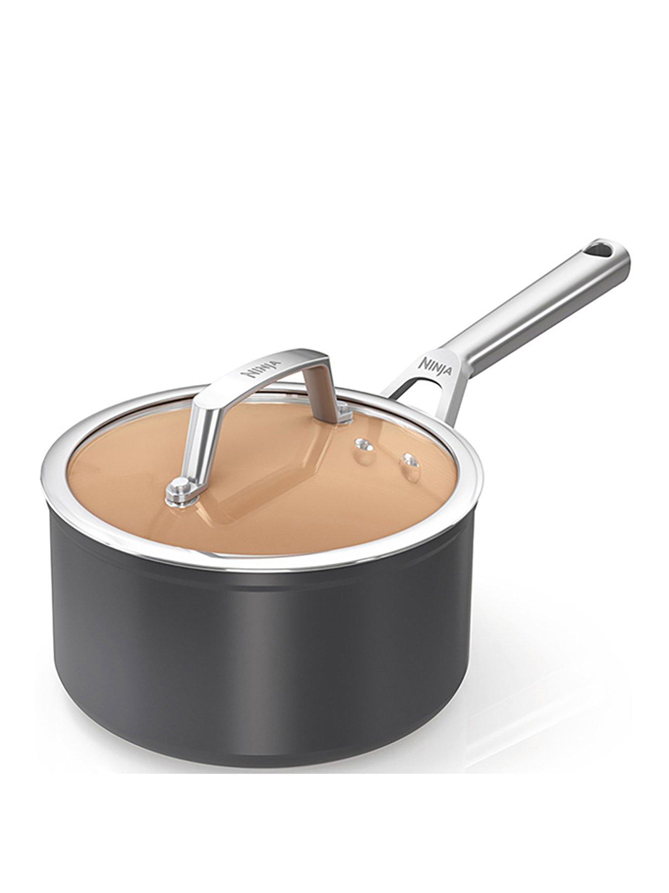 Image 1 of 2 of NINJA ExtendedLife Ceramic Saucepan with Lid &ndash; 18 cm