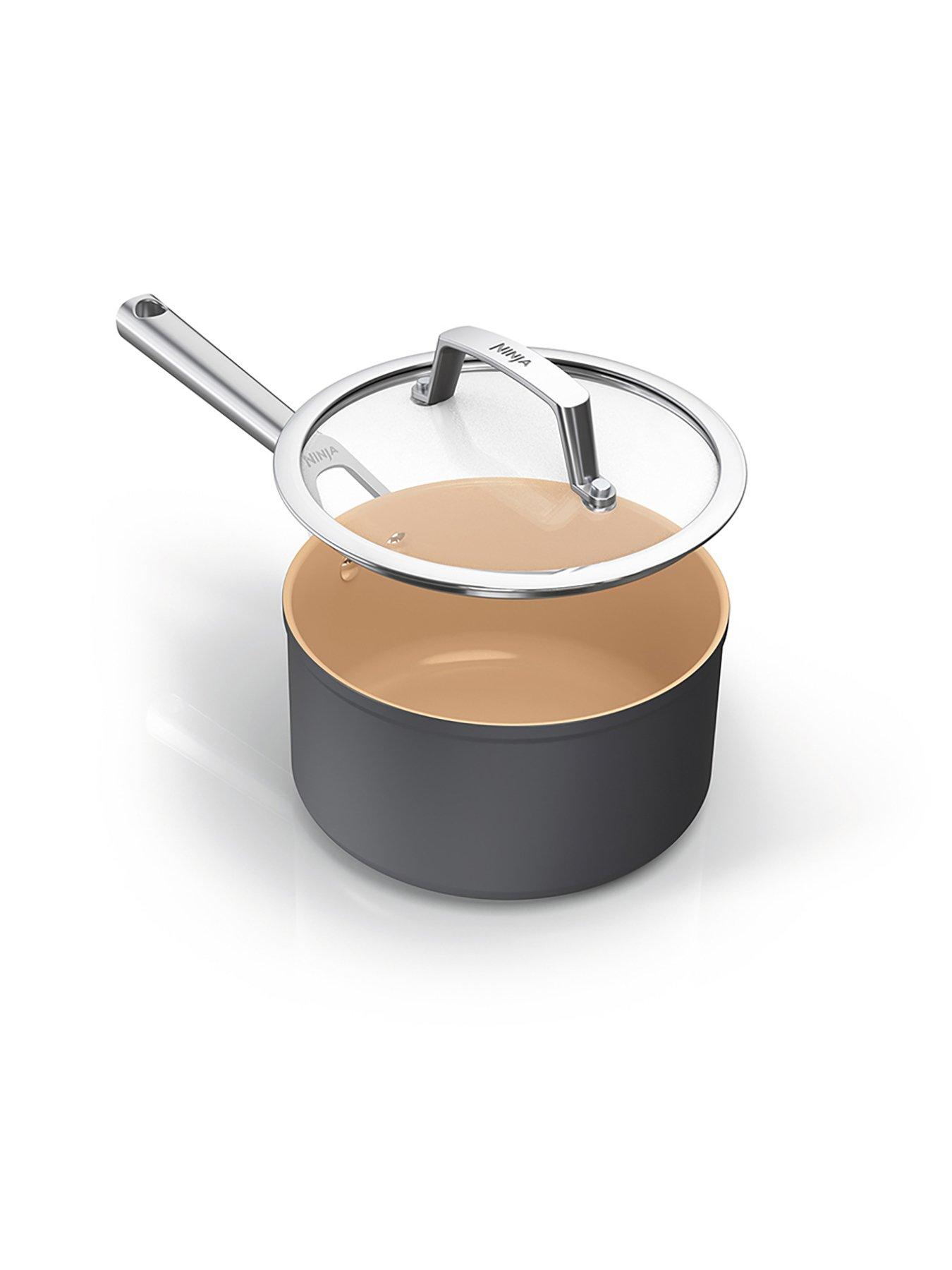 Image 2 of 2 of NINJA ExtendedLife Ceramic Saucepan with Lid &ndash; 18 cm