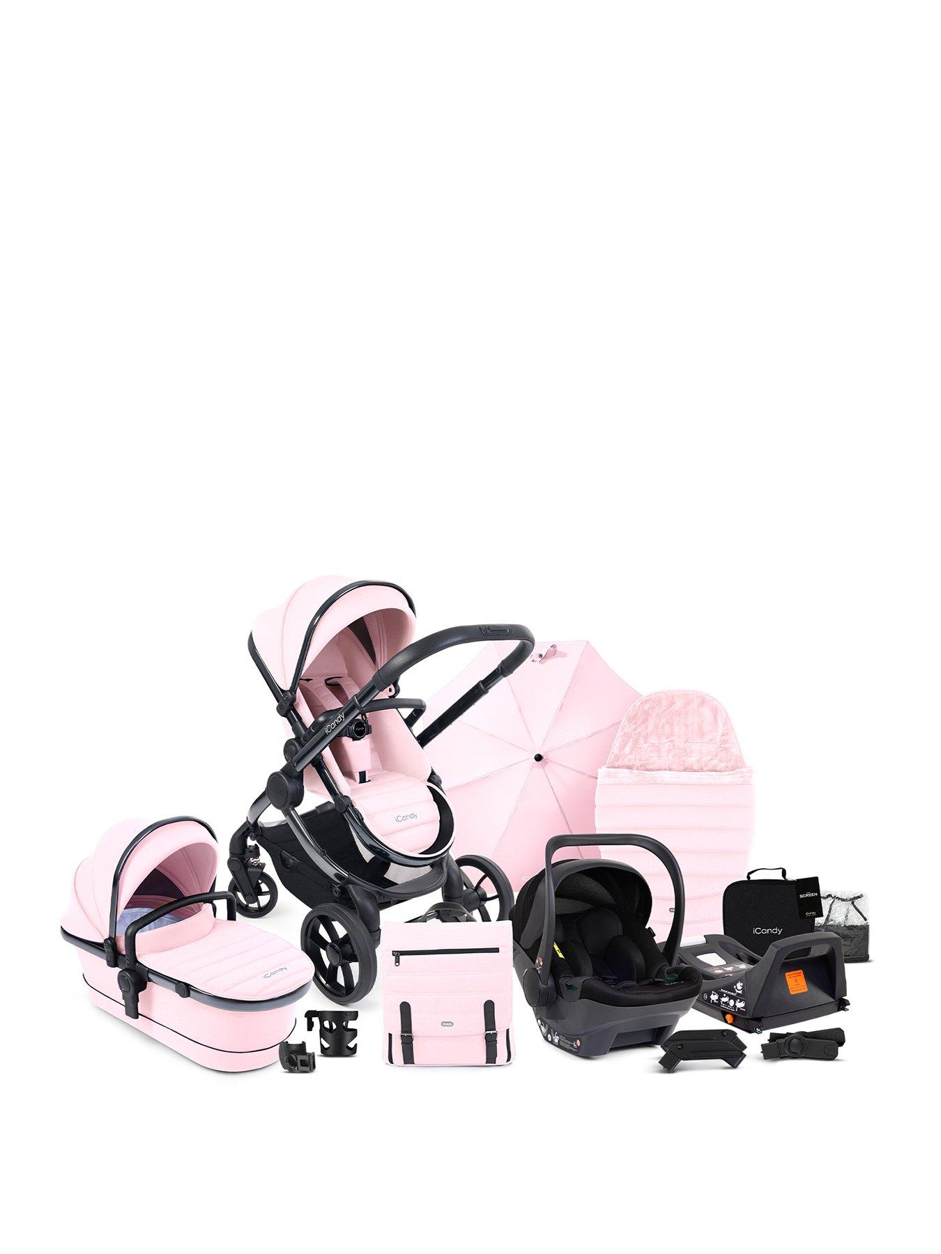 icandy-peach7-travel-system-blush-pinkblackfront