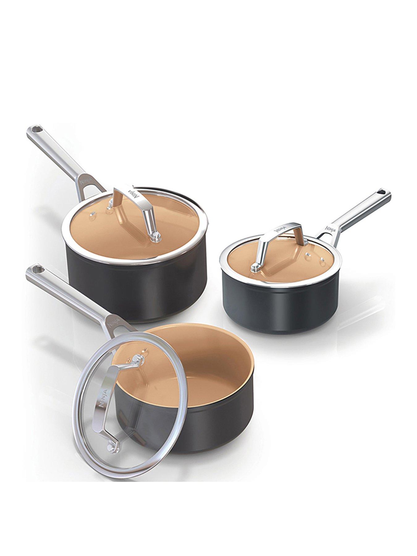 undefined ExtendedLife Ceramic 3-Piece Saucepan Set
