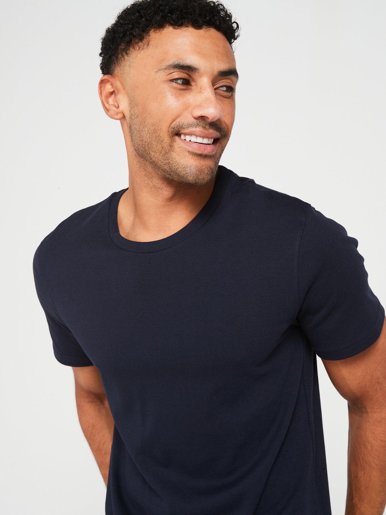 very-man-interlock-crew-neck-t-shirt-navyoutfit