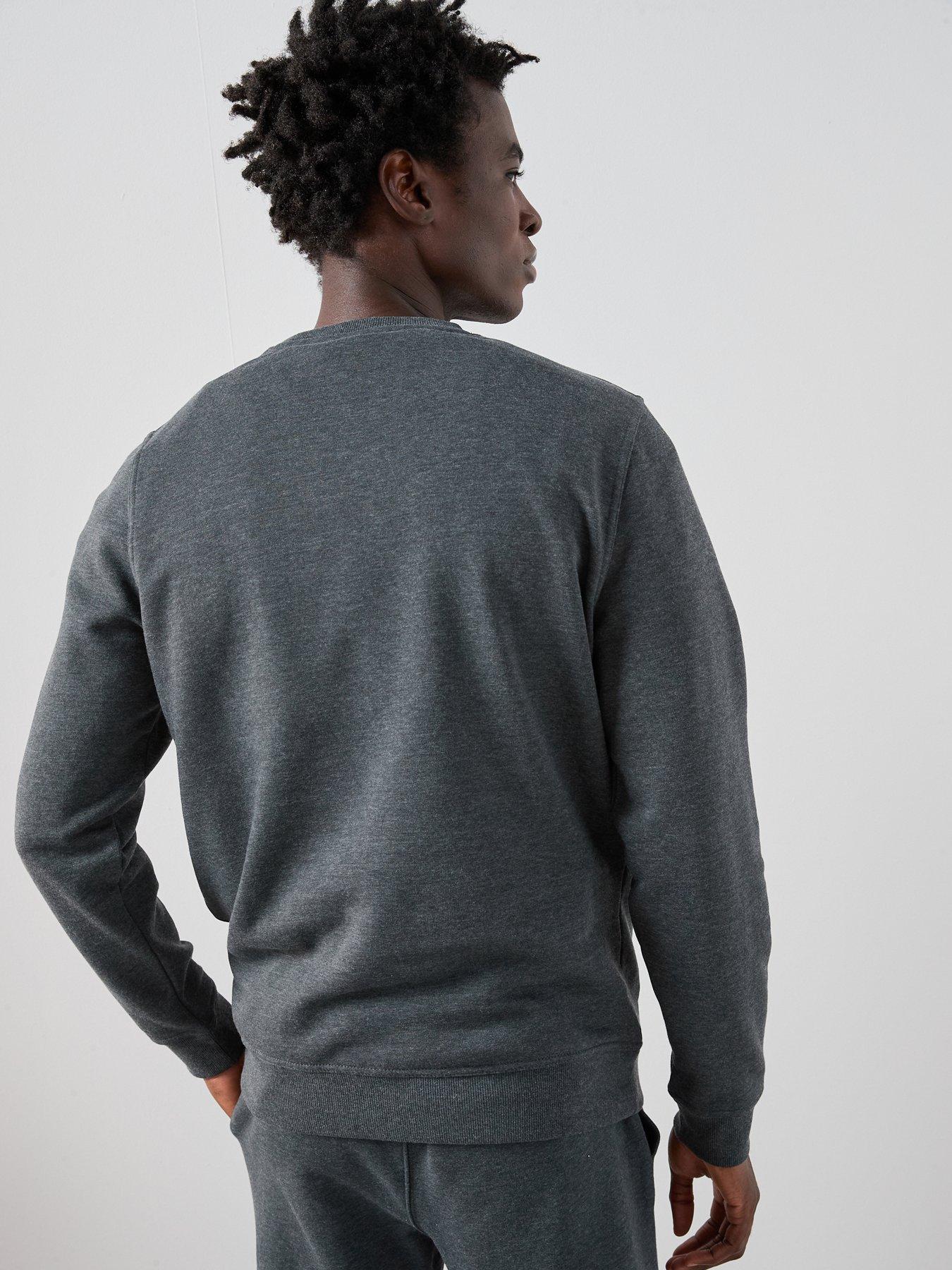 Image 2 of 7 of The Very Collection Crew Neck Sweatshirt - Charcoal