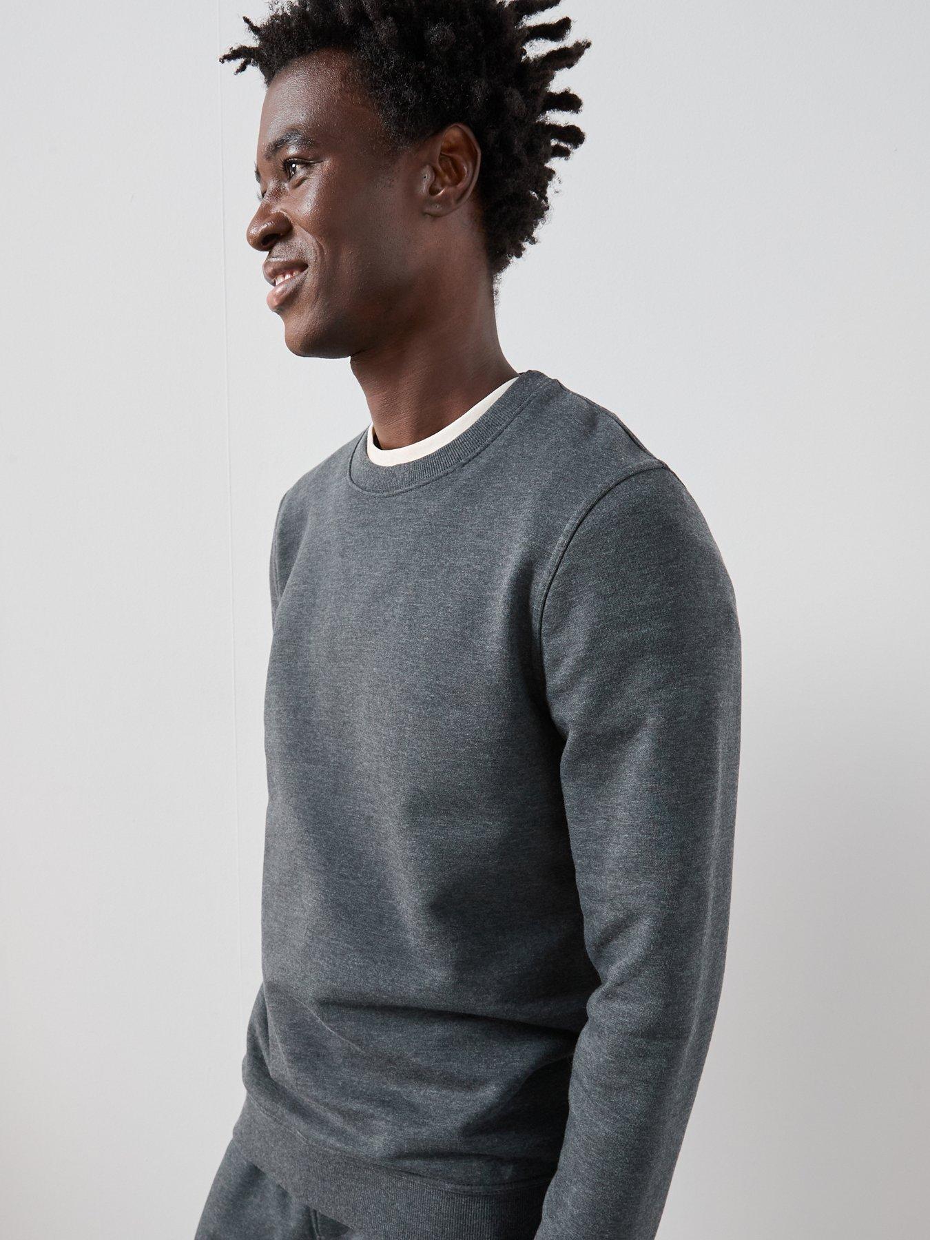 Image 5 of 7 of The Very Collection Crew Neck Sweatshirt - Charcoal