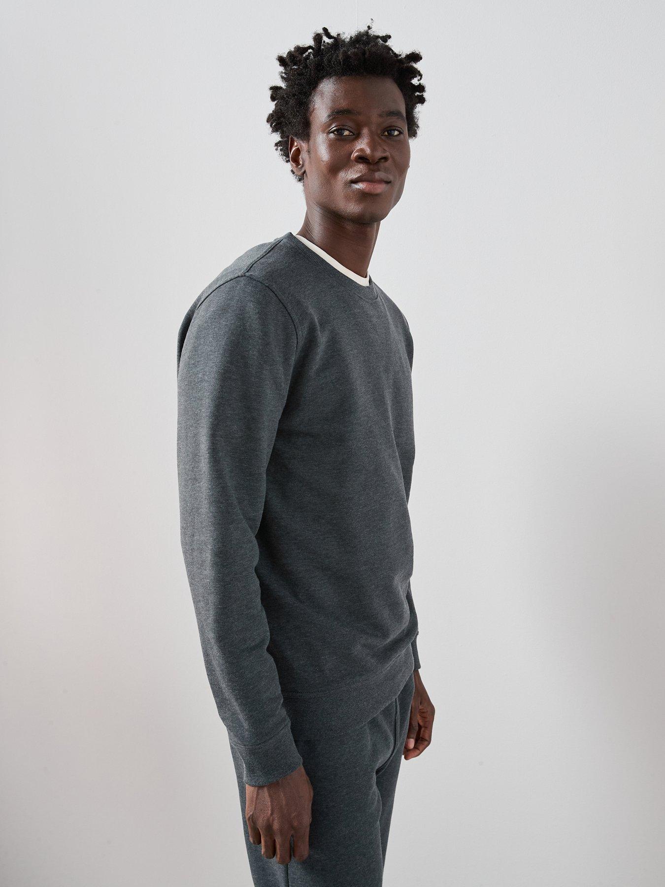 Image 6 of 7 of The Very Collection Crew Neck Sweatshirt - Charcoal