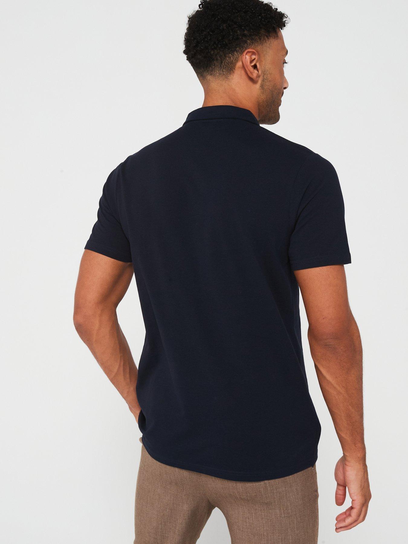 very-man-short-sleeve-super-fine-pique-polo-navystillFront