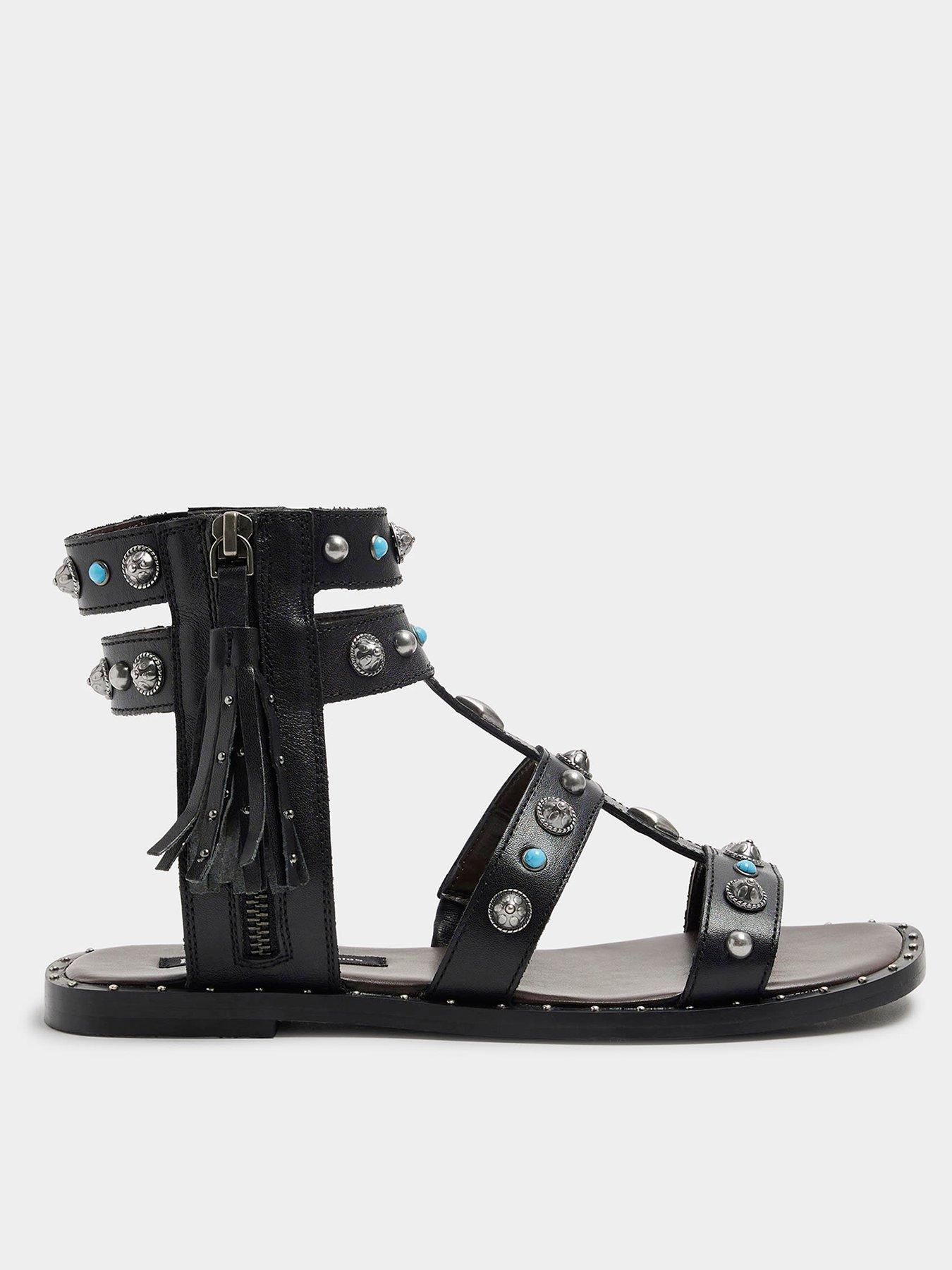 river-island-stud-detail-gladiator-sandal-black