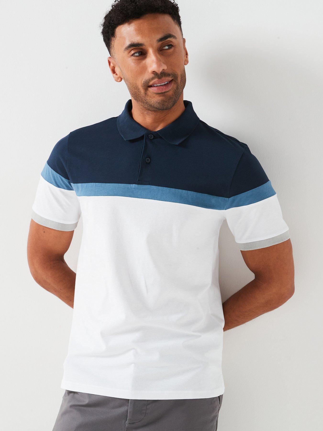 everyday-cut-and-sew-polo-navywhite