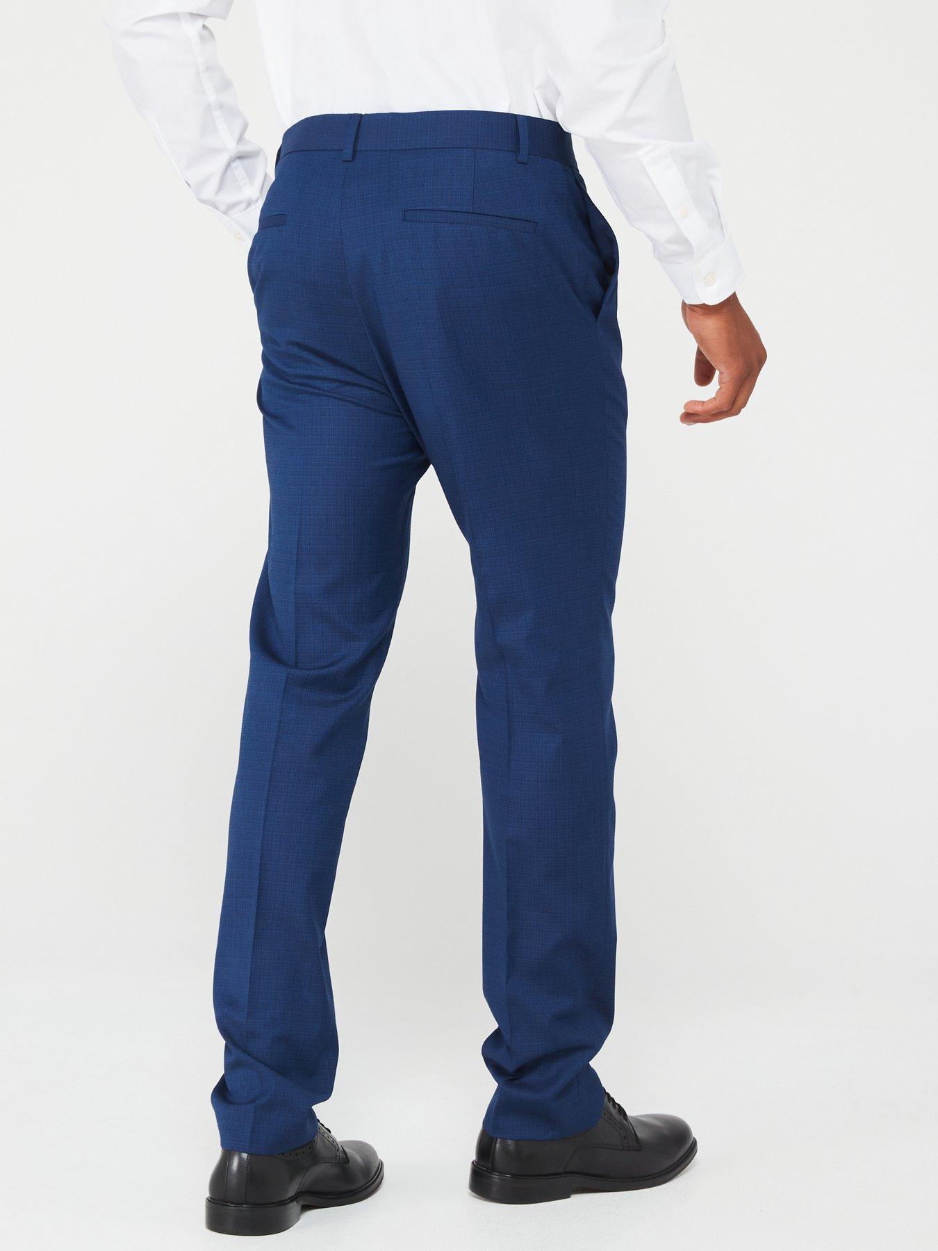 very-man-slim-fit-grid-check-suit-trouser-navystillFront