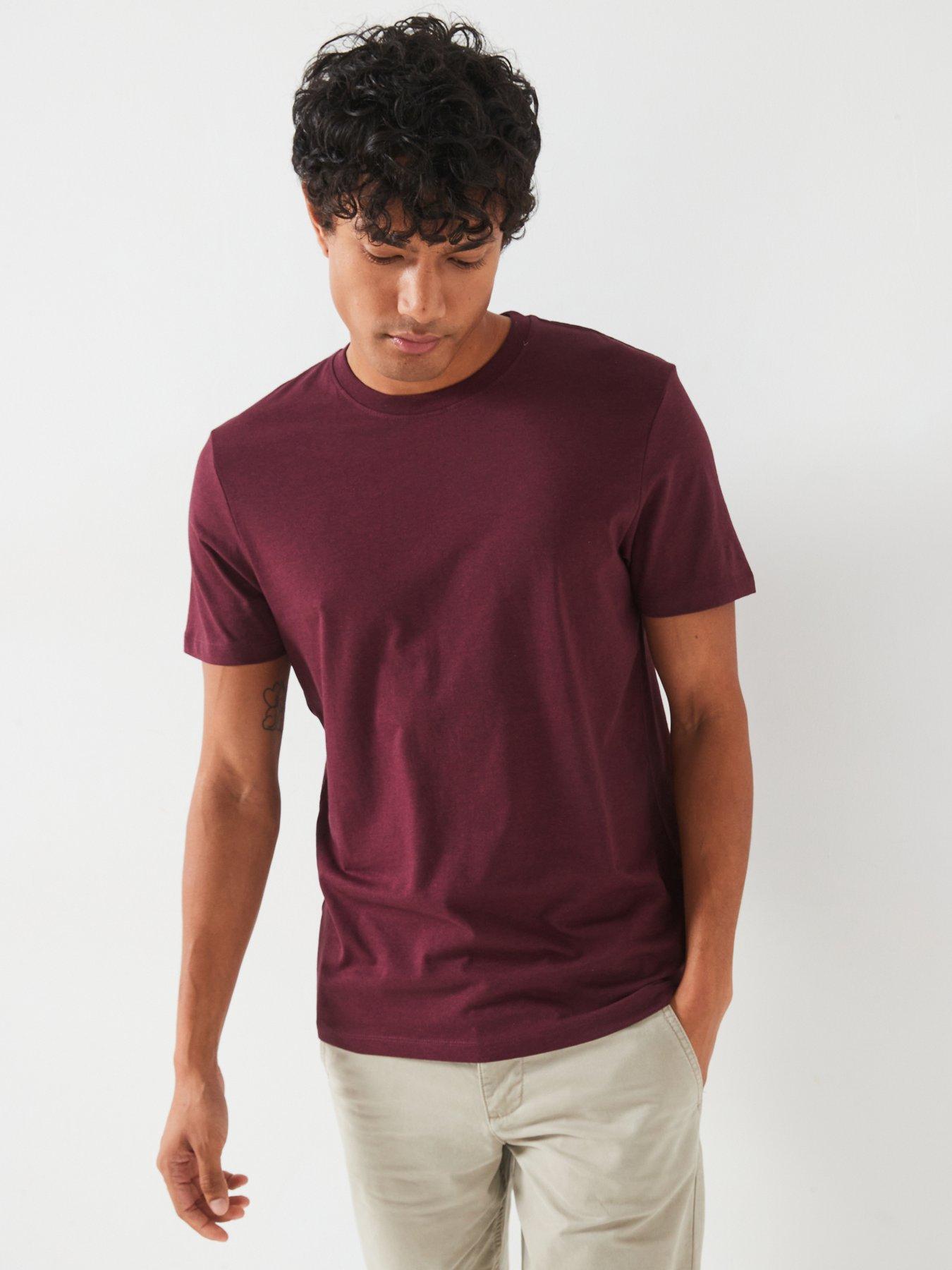 everyday-3-pack-crew-neck-t-shirt-khakiburgundyblackdetail