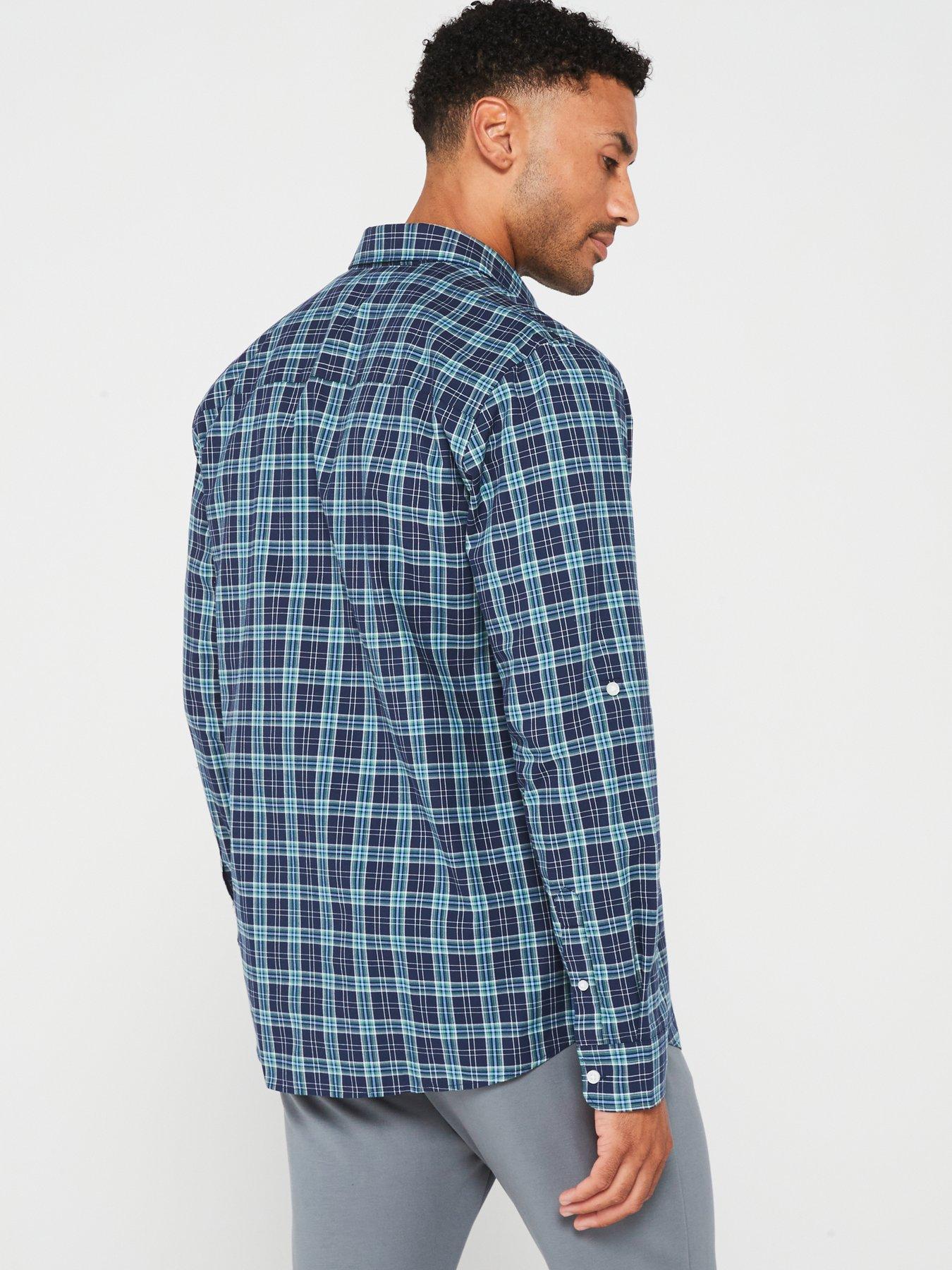 very-man-check-shirt-navystillFront