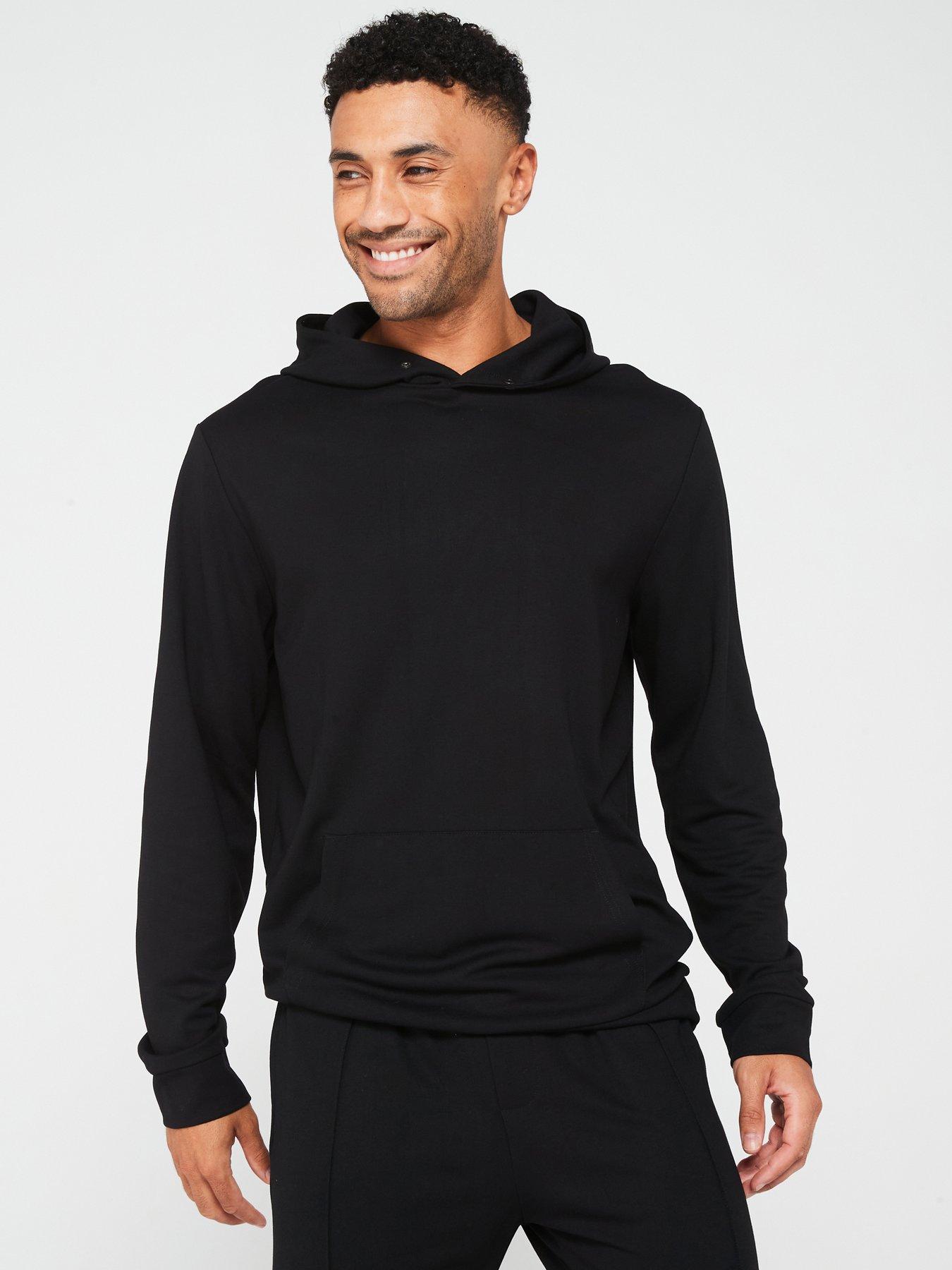 very-man-interlock-hoody-blackfront