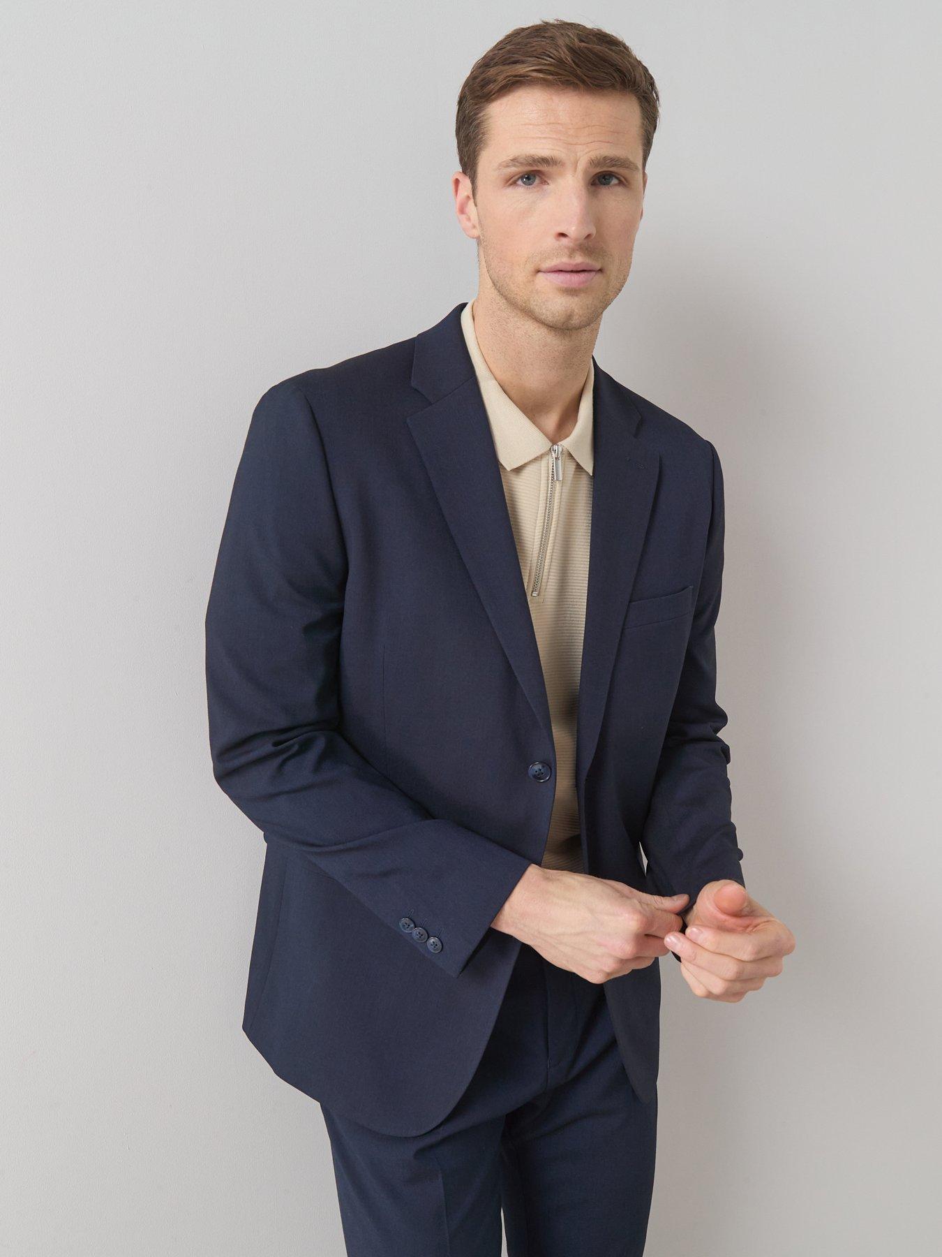 Image 6 of 6 of The Very Collection Regular Suit Jacket - Navy