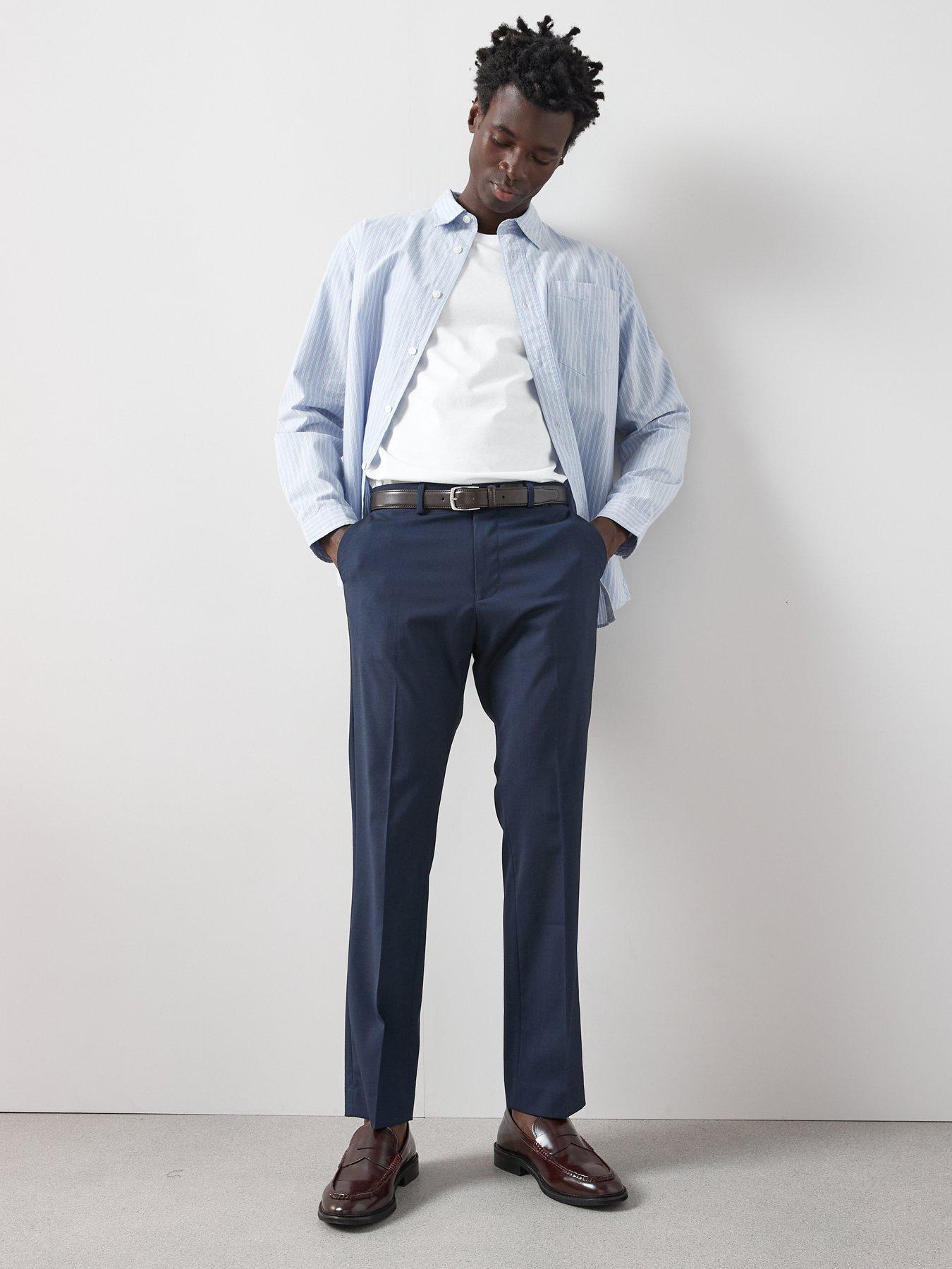 Image 3 of 6 of The Very Collection Regular Suit Trousers - Navy
