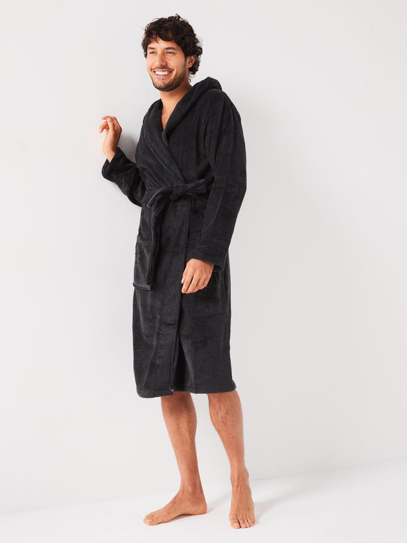 everyday-supersoft-dressing-gown-with-hood-charcoalback