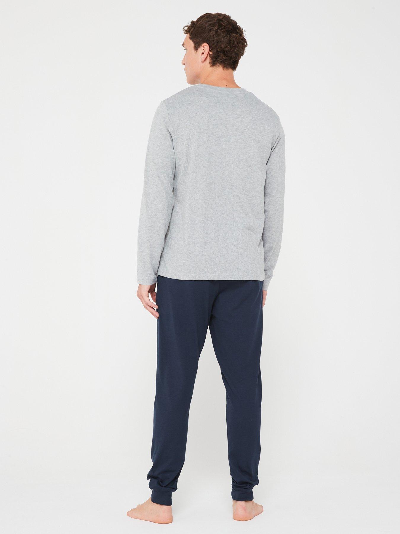 everyday-long-sleeve-t-shirt-and-jogger-pj-set-grey-marlnavystillFront