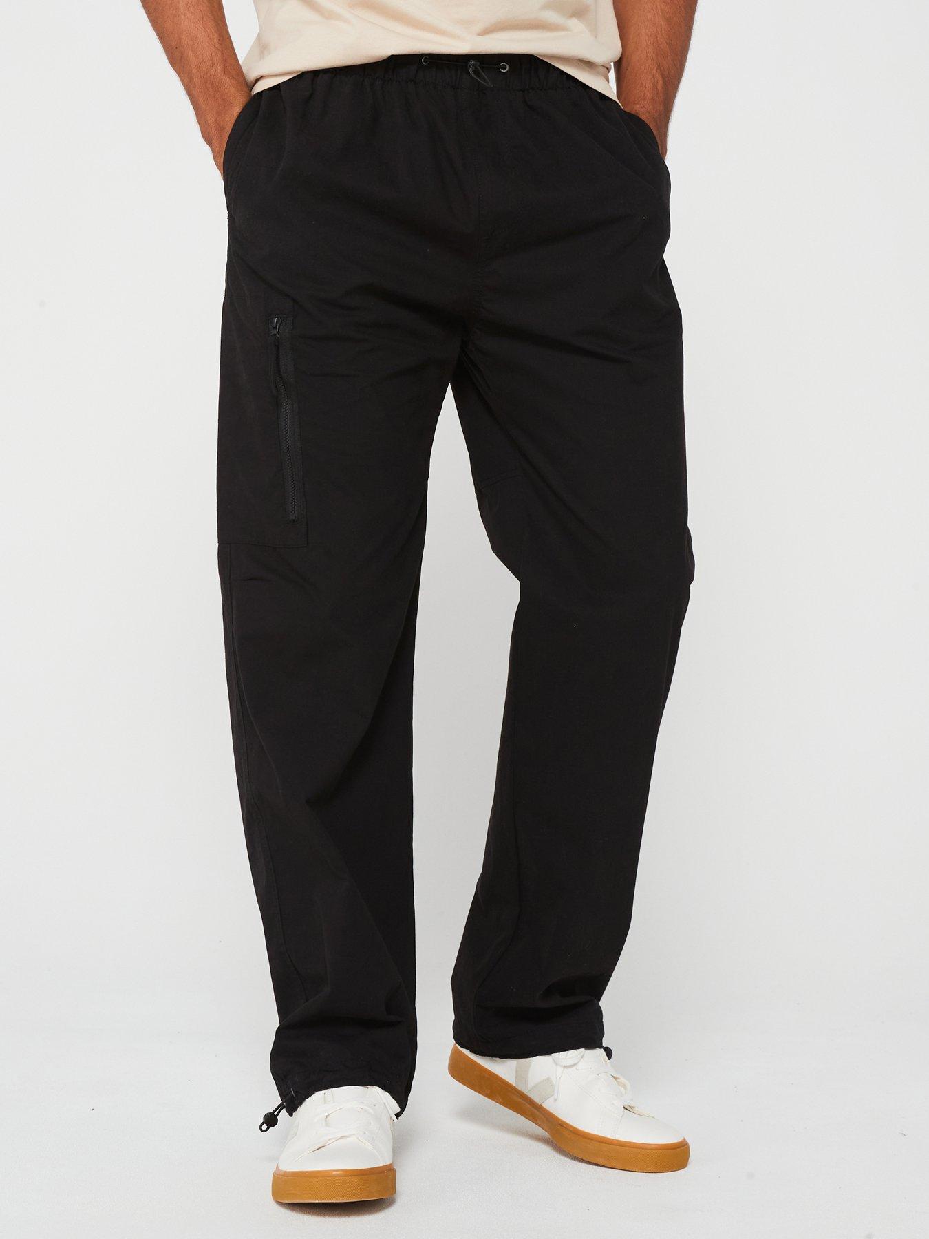 very-man-loose-fit-cargo-trouser-black